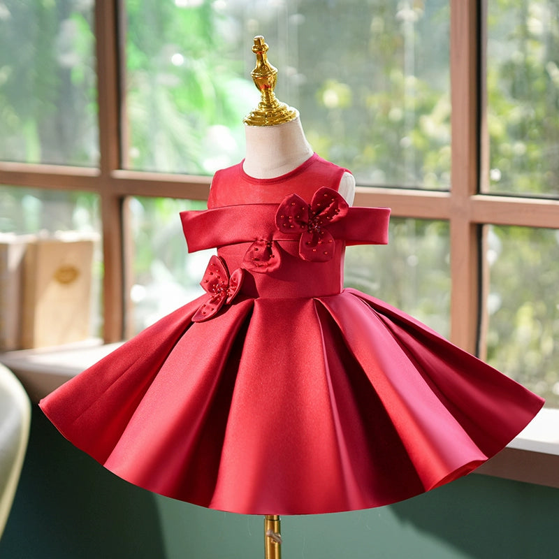 Adorable Baby Girl Christmas Pageant Dress - Fluffy Toddler Princess Gown for Holidays & Birthday Parties | Perfect for Pageants, Photo Shoots & Special Occasions
