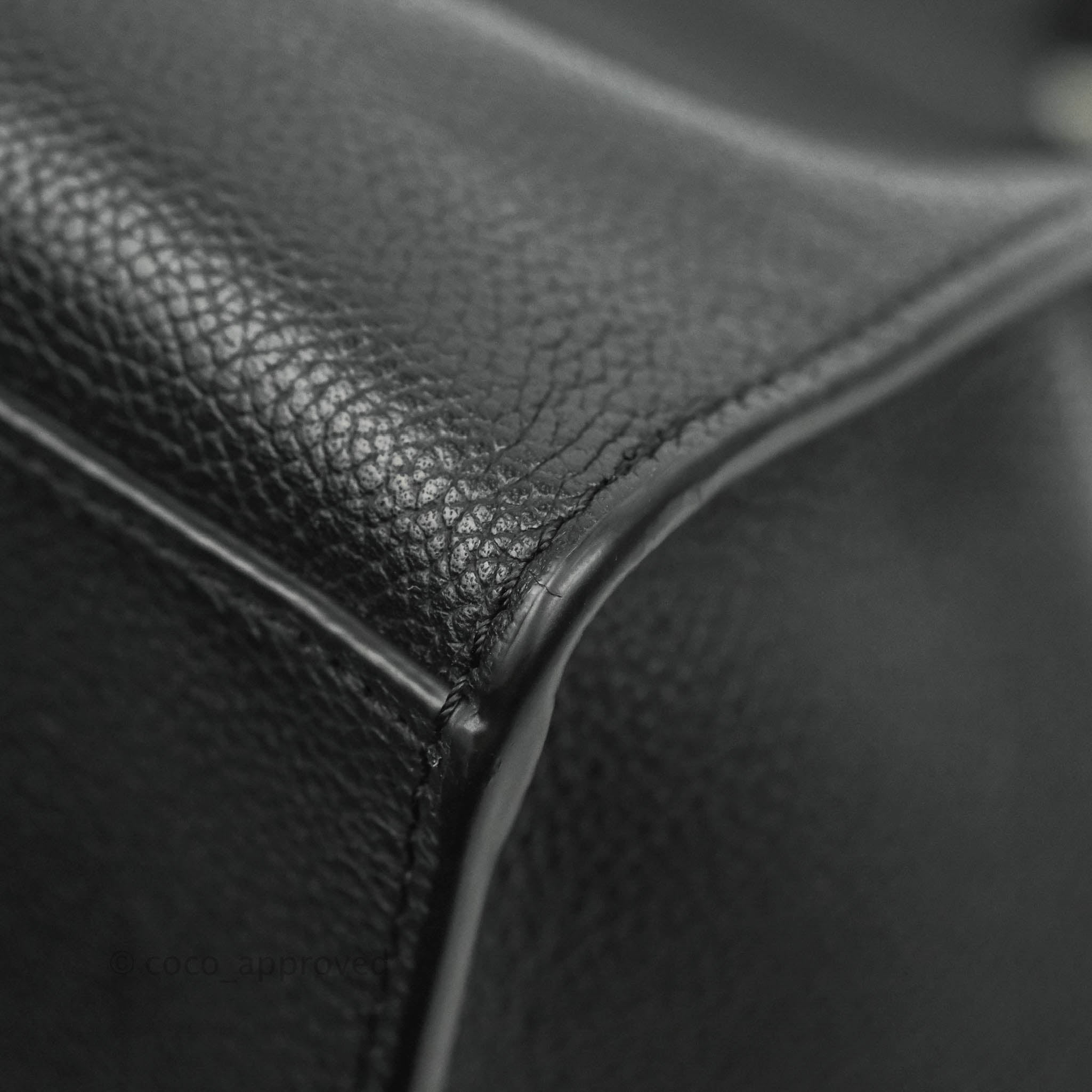 Celine Small Big Bag in Black Supple Grained Leather with Silver Hardware - Perfect for Work, Travel & Everyday Luxury