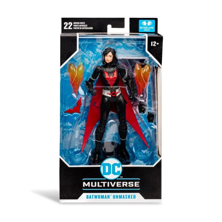 Batman Beyond DC Multiverse Batwoman (Unmasked) Action Figure - Collectible 6-Inch Scale DC Comics Superhero Toy for Display & Play
