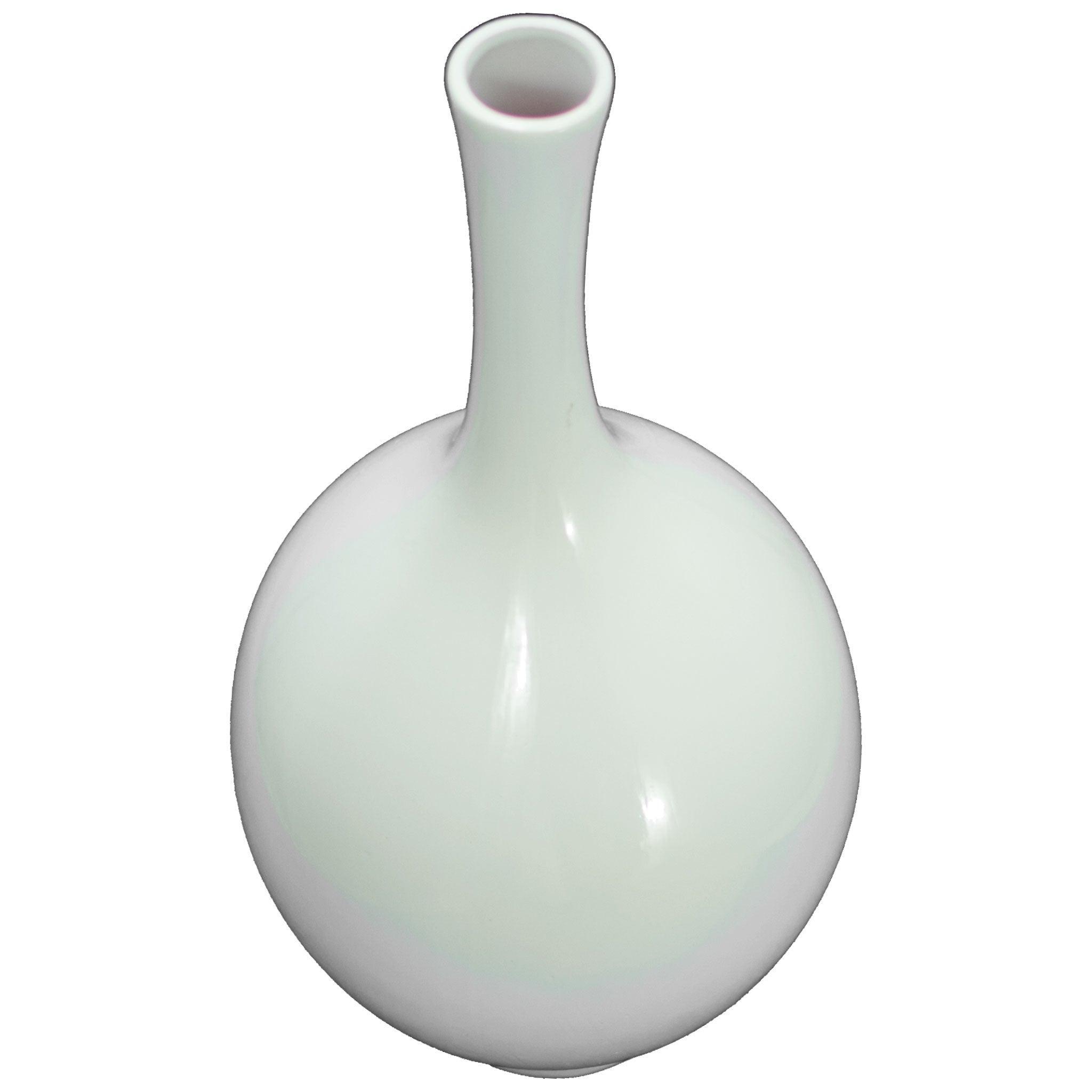 16 Inch Modern Ceramic Vase - Elegant Home Decor for Living Room, Bedroom & Office - Perfect for Flowers and Centerpieces