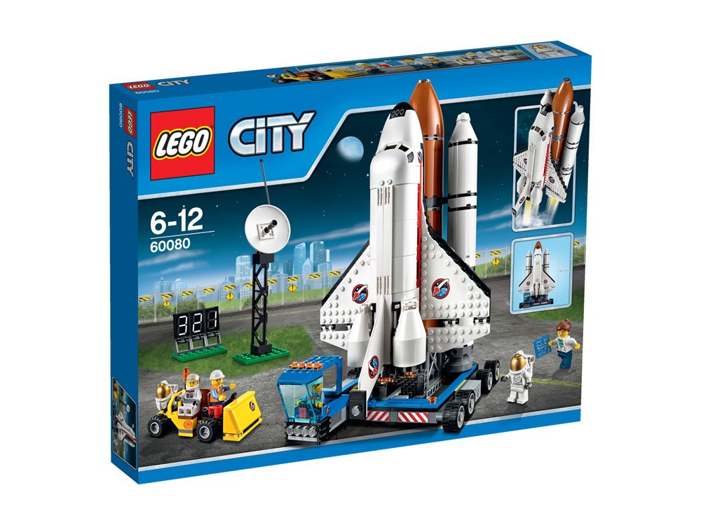 LEGO 60080 City Space Port Building Blocks Set - Space Shuttle & Rocket Toy for Kids Ages 6-12 | STEM Learning, Creative Play & Space Exploration Adventures