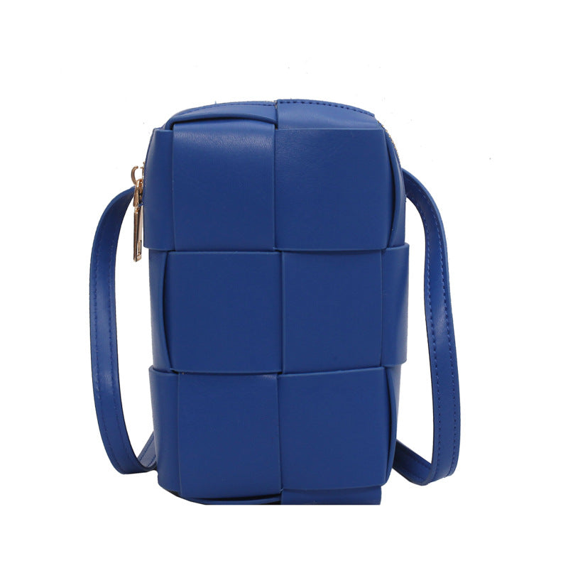 Stylish Weave Design Solid PU Leather Crossbody Bags for Women - Perfect for Everyday Use, Travel & Shopping