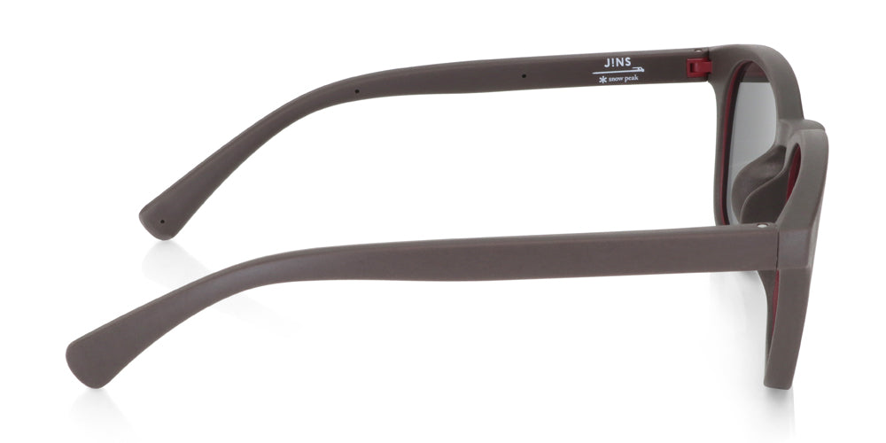 JINS x Snow Peak Rubber Sunglasses 018 85 - Lightweight Polarized Outdoor Sunglasses for Hiking, Fishing & Beach Activities