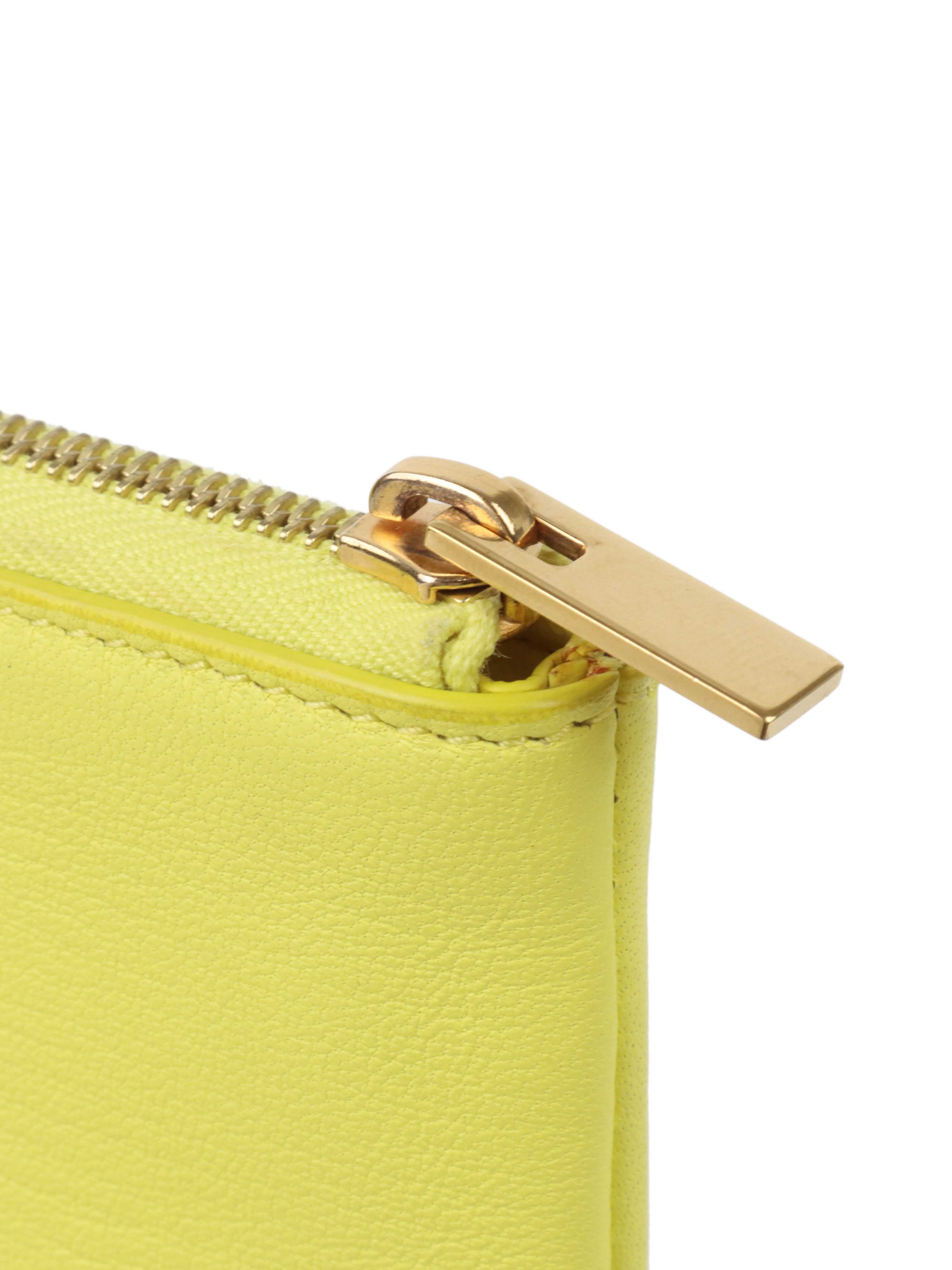 Celine Pouch Handbag in Yellow & Grey - Stylish Crossbody Bag for Women | Perfect for Work, Travel & Evening Out