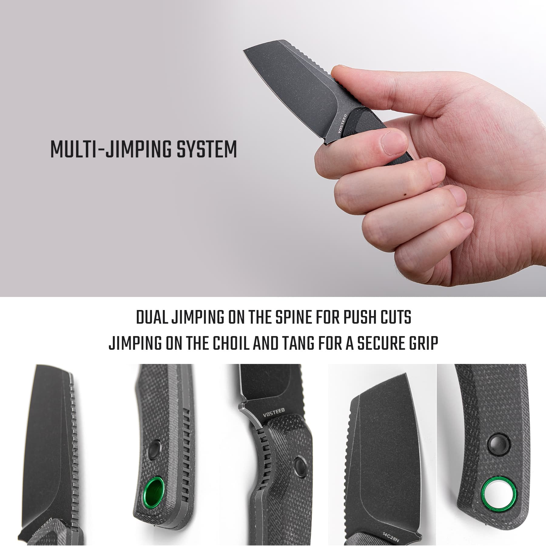 Premium Marmoset Fixed Blade Knife - 2.20