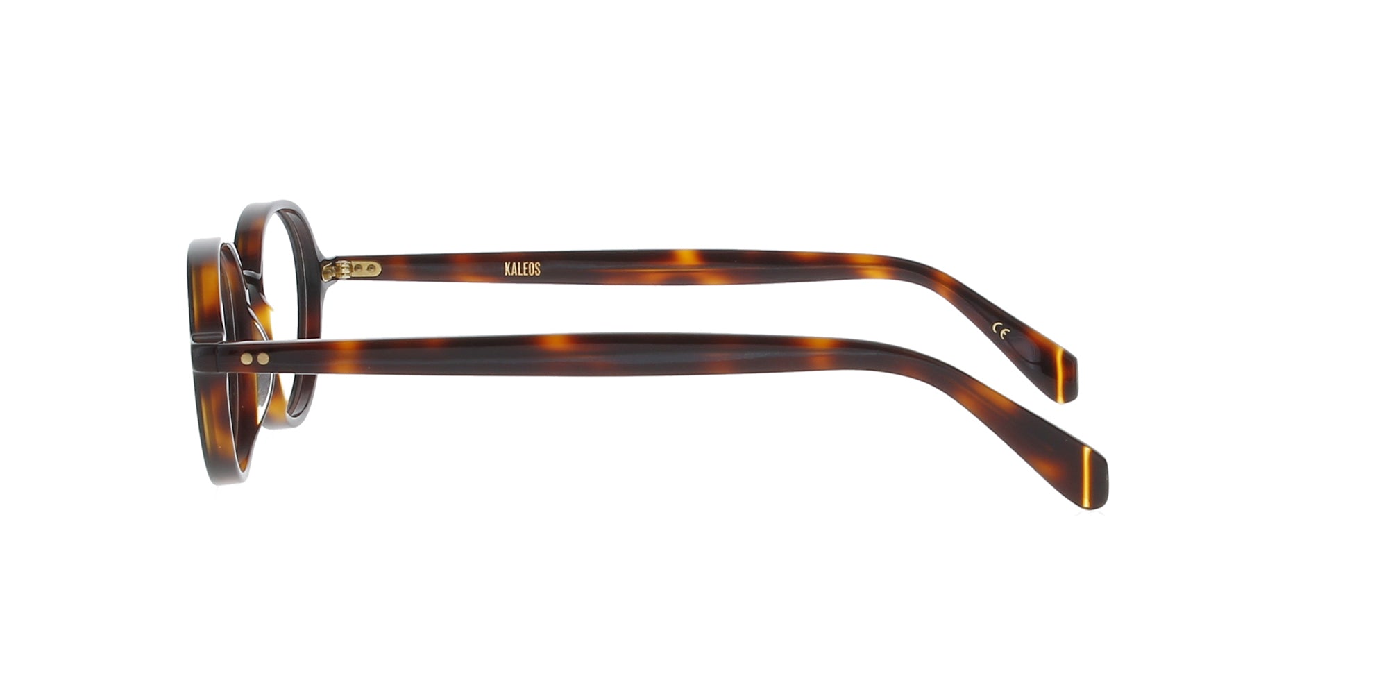 Stylish Black & Dark Brown Tortoise Shell Kaleos Eyeglass Frames - Perfect for Reading, Work & Fashion Accessories