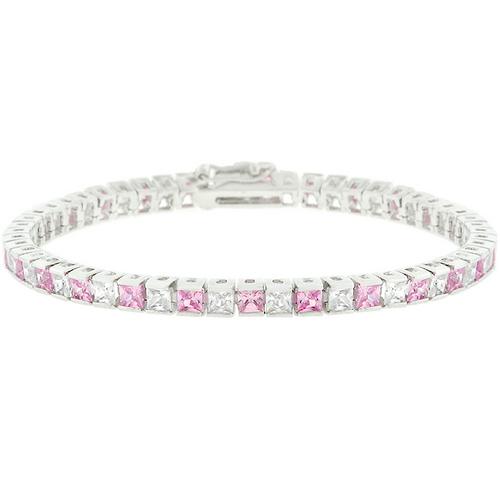Valentine's Day Gift - Elegant Cubic Zirconia Tennis Bracelet for Women | Perfect for Anniversaries, Date Nights & Special Occasions