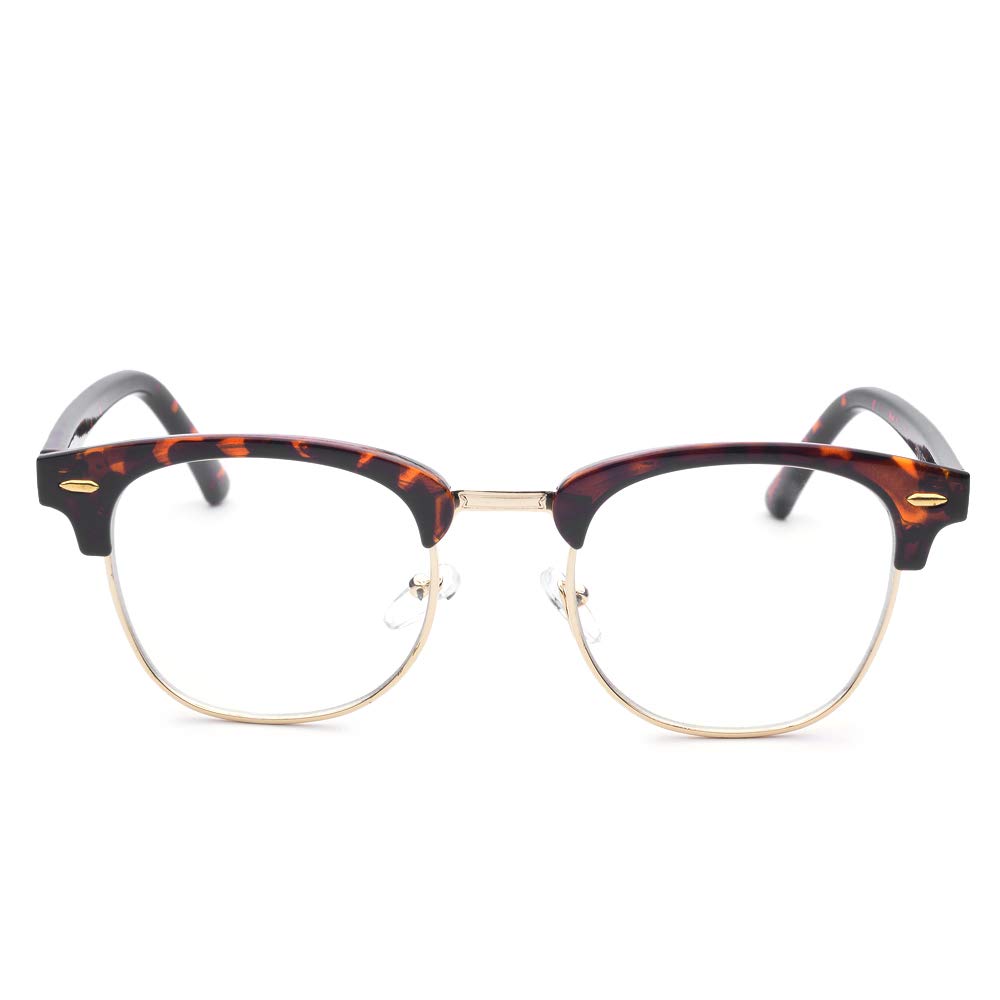 JCerki Blue Light Blocking Computer Reading Glasses - Anti Glare, Fashionable & Lightweight for Men & Women - Perfect for Office Work, Gaming & Screen Time