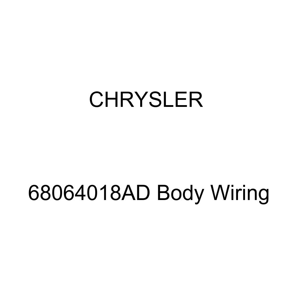 Genuine Chrysler 68064018AD Body Wiring Harness - OEM Replacement Part for Electrical System Repair | Perfect for Dodge, Jeep, Ram Vehicles | DIY Auto Maintenance & Professional Installation