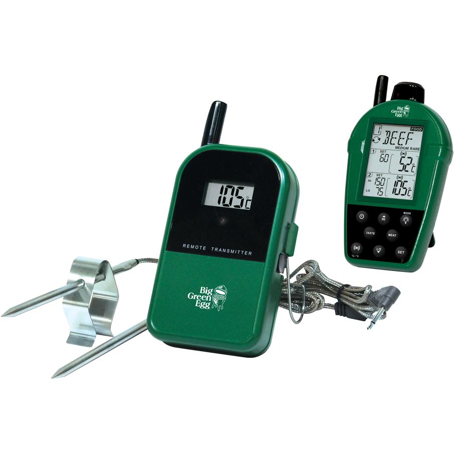 Big Green Egg Dual Probe Wireless Meat Thermometer for Grilling, Smoking & BBQ - 116383 - Perfect for Steak, Chicken, Pork & Turkey Cooking