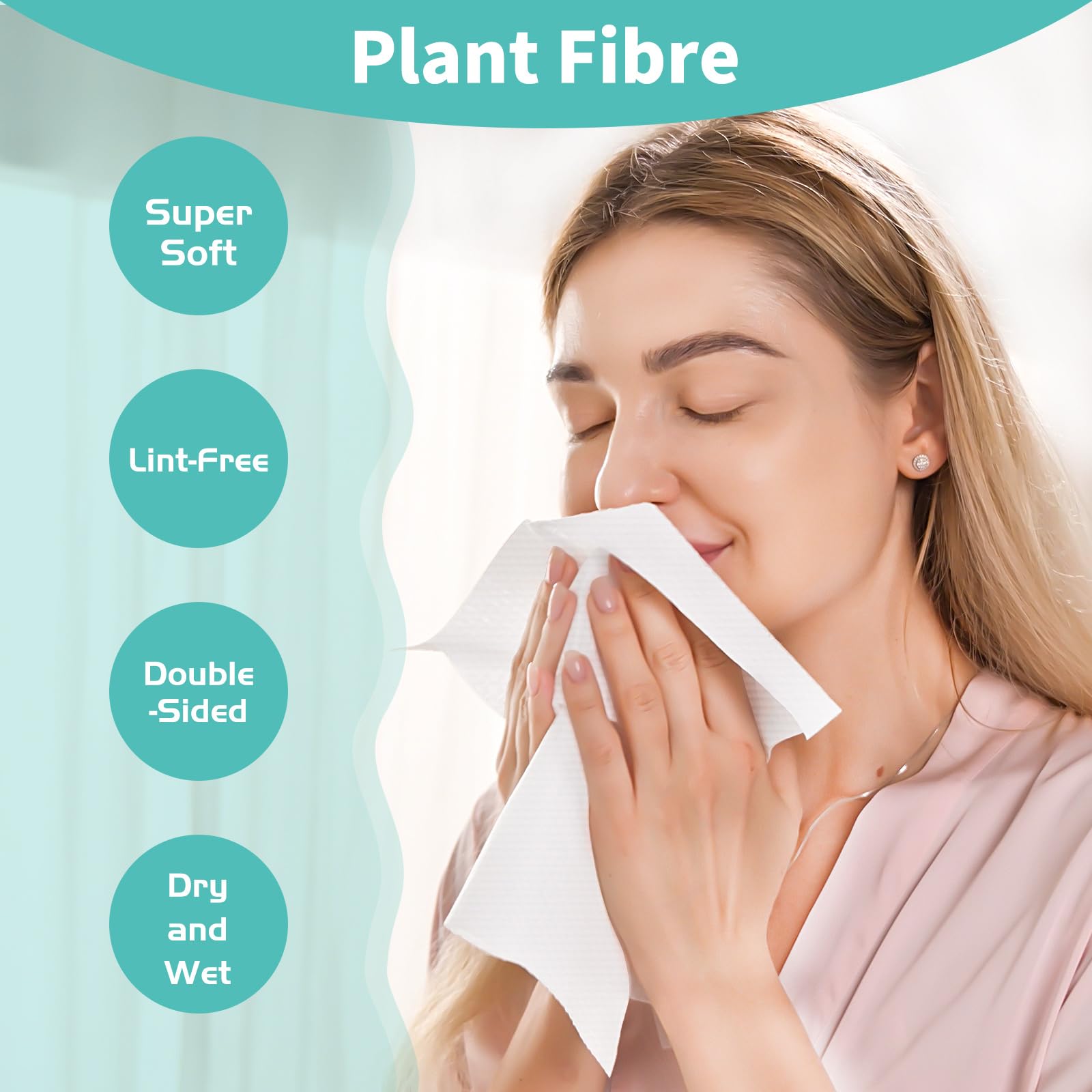 45 Count Soft Face Towels & 50 Count Graphene Disposable Towels for Travel, Gym, Camping - Quick Dry & Hygienic Personal Care Essentials