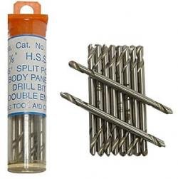 S and G Tool Aid SG15210 Stubby Body Panel 0.13 in. Drill Bit Set of 10 - Perfect for Automotive Repair, Metalworking & DIY Projects