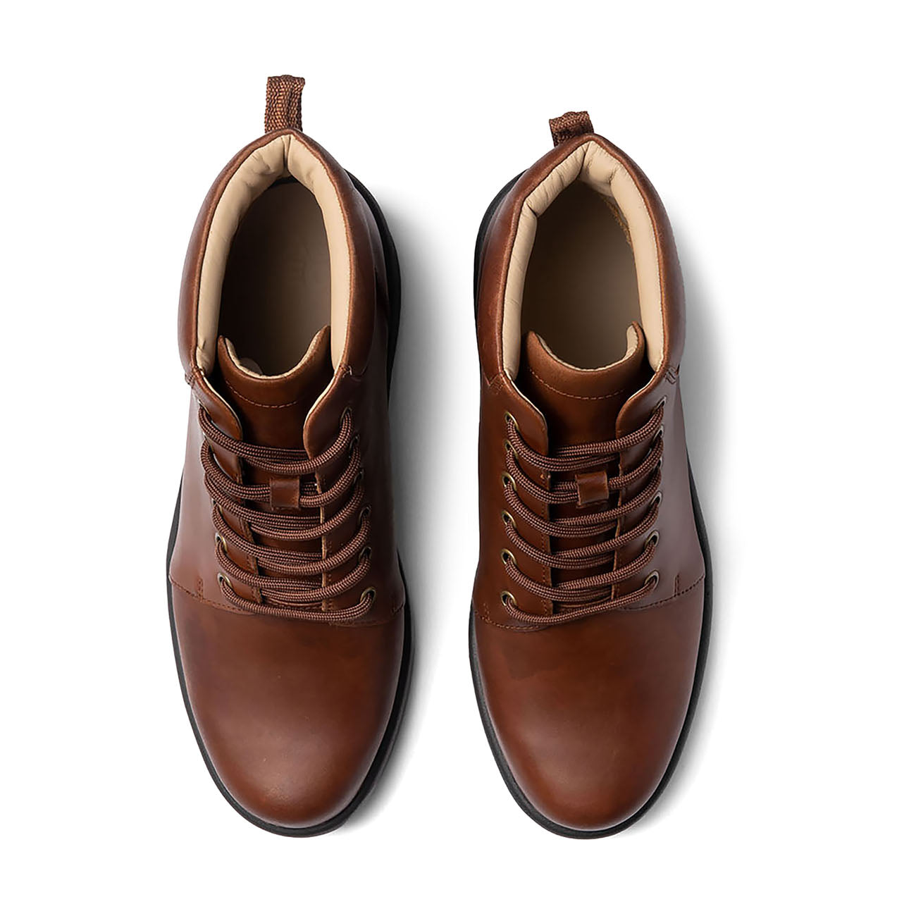 ABEO Passage Lace-Up Walking Shoes for Women - Dark Tan | Comfortable & Supportive Footwear for Walking, Travel & Everyday Wear