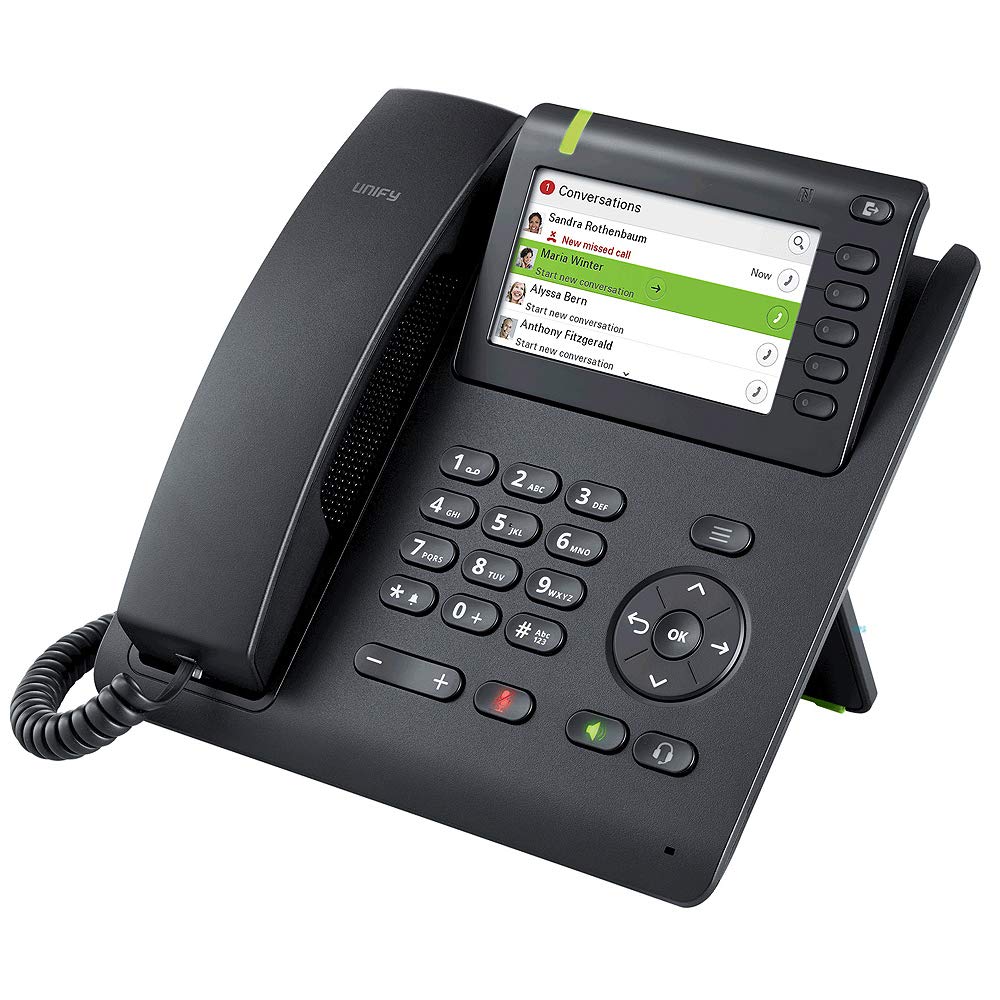Unify OpenScape CP600 IP Desk Phone (L30250F0600C428) - Business VoIP Phone with HD Audio for Office & Remote Work