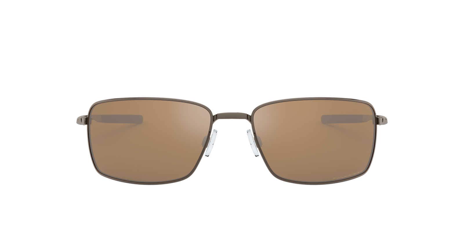 Oakley Men's OO4075 Square Wire Rectangular Metal Sunglasses - Polarized UV Protection for Driving, Running & Outdoor Sports
