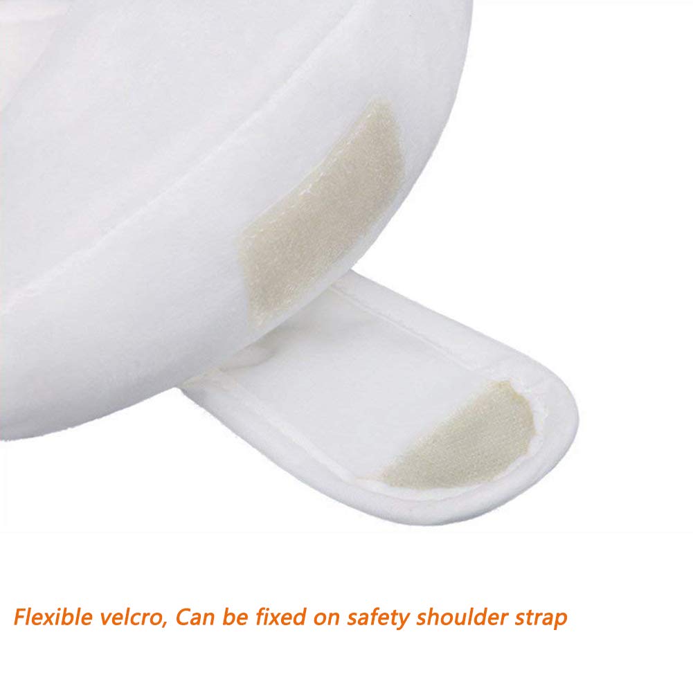 Adjustable Baby Head Support Pillow for Car Seats & Strollers - Soft Travel Headrest for Newborns & Infants - Perfect for Car Rides, Stroller Walks & Airplane Travel