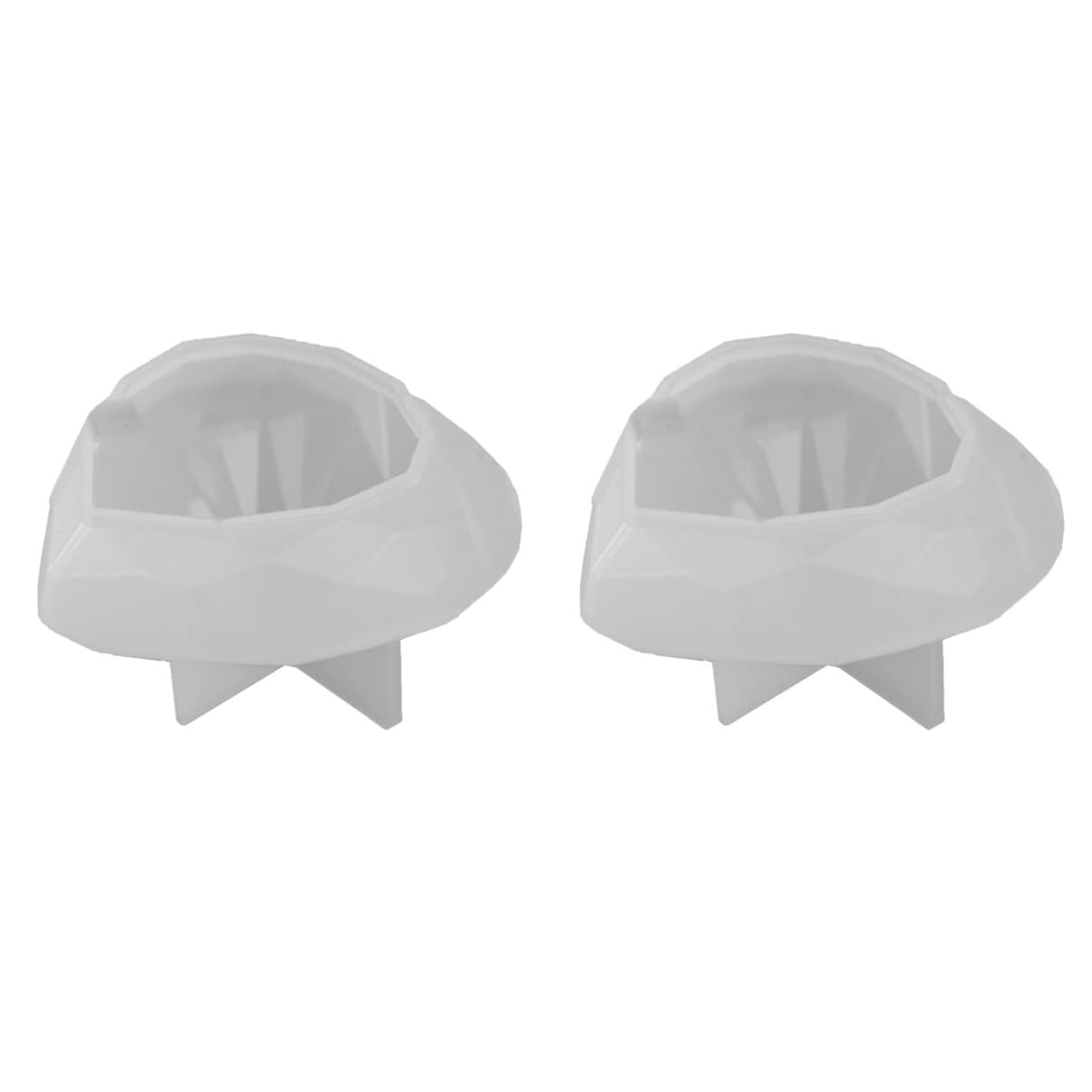 COHEALI 2-Piece Silicone Crystal Epoxy Resin Molds for DIY Crafting, Jewelry Making, Soap Molds, and Resin Casting – Perfect for Gifts and Home Decor Projects