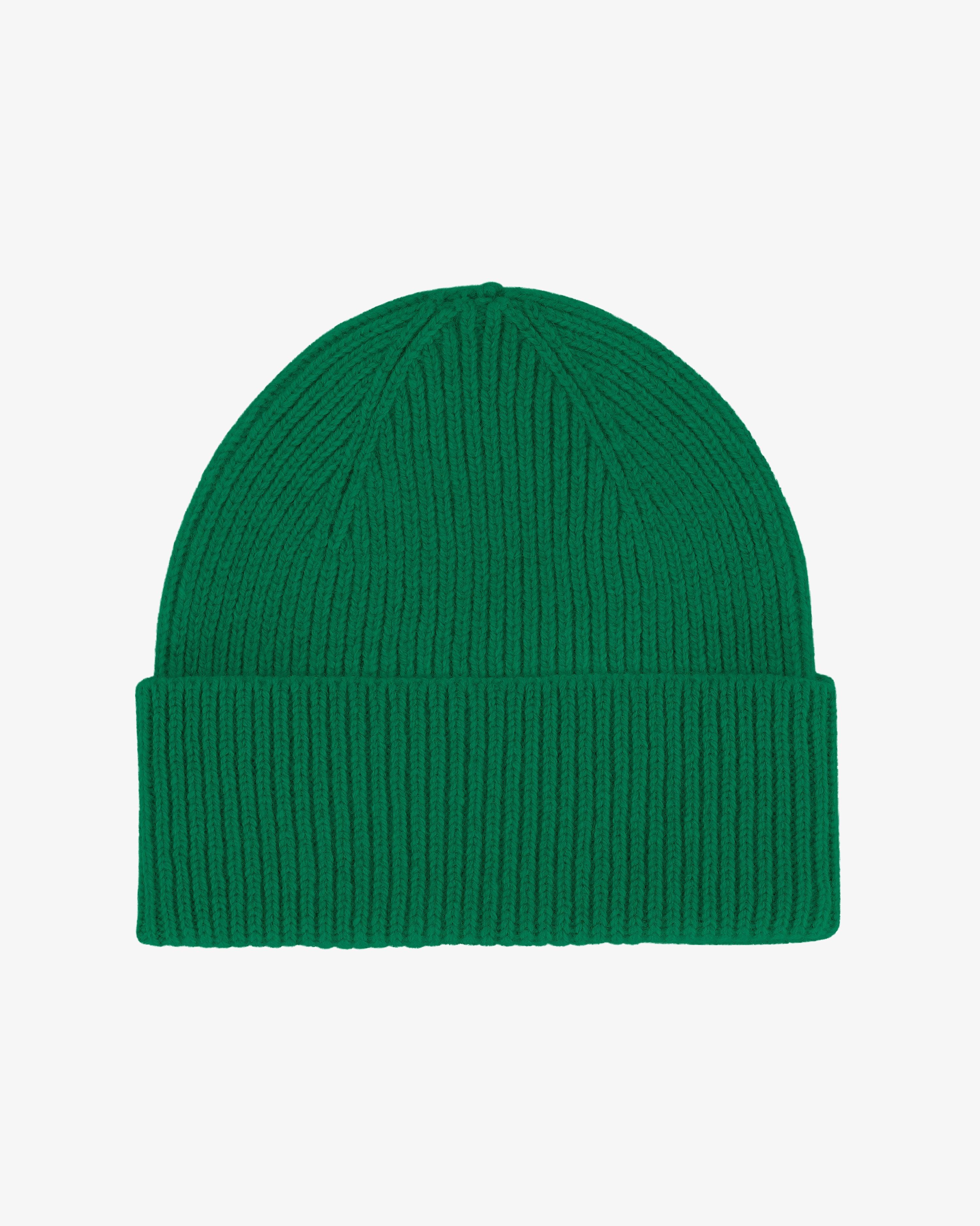 Premium Merino Wool Beanie for Men & Women - Soft Warm Winter Hat in Kelly Green - Perfect for Skiing, Hiking & Outdoor Activities