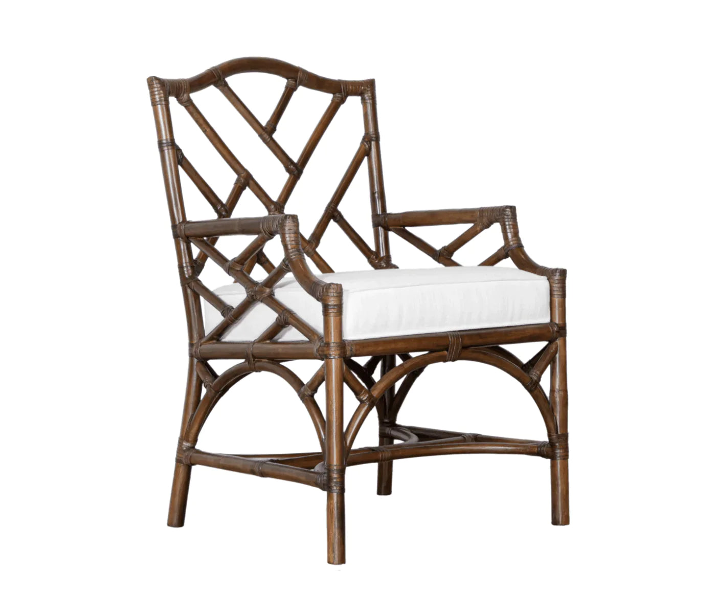 Chippendale Upholstered Armchair - Elegant Wingback Dining Chair with Carved Wood Legs | Perfect for Living Room, Dining Room & Home Office Decor