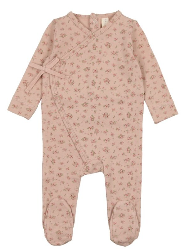 LILETTE Baby Girl Bouquet Footie Pajamas - Soft Cotton Footed Sleepwear for Infants 9-24 Months - Perfect for Nursery, Bedtime & Playtime