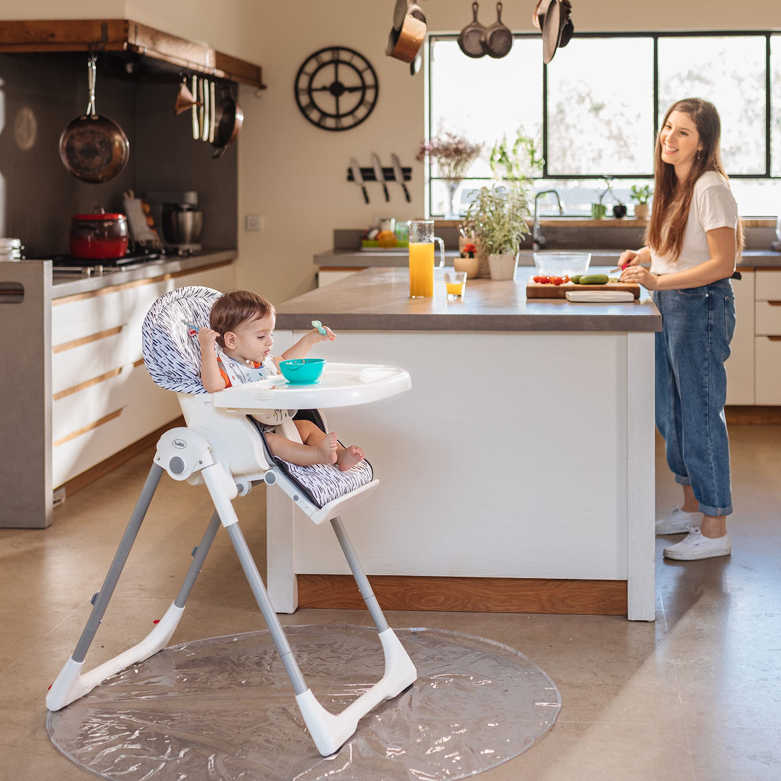 Nuby High Chair Waterproof Floor Mat - 50