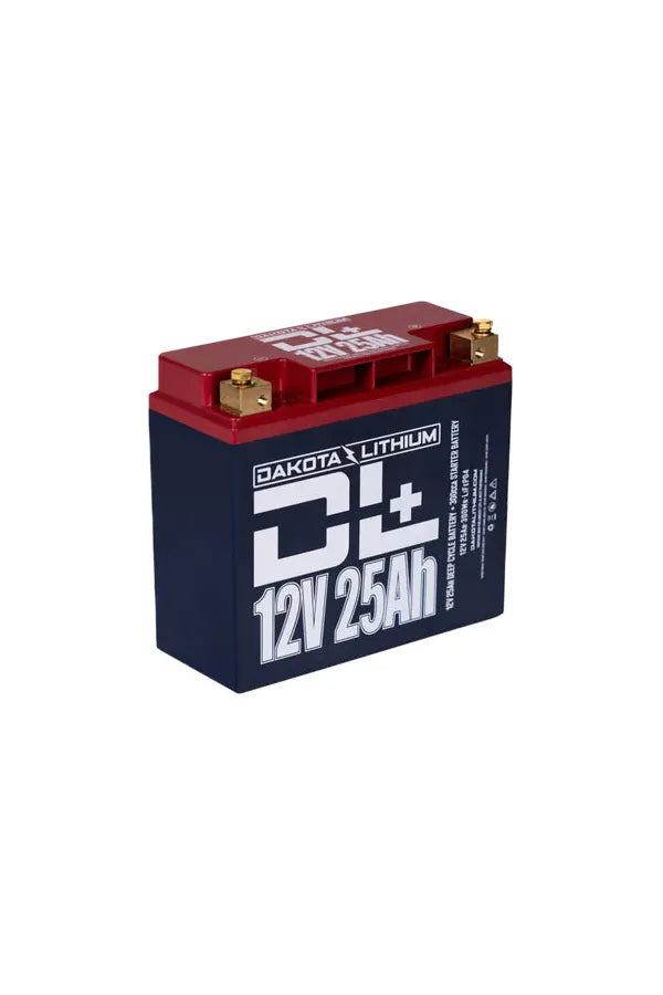 Dakota Lithium DL+ 12V 25Ah Deep Cycle Battery - Perfect for Marine, RV, Solar & Off-Grid Power Systems