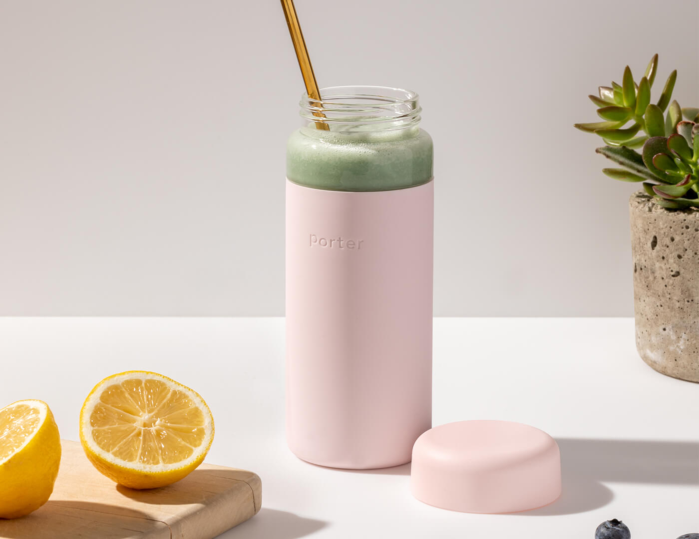 Premium Porter Water Bottle in Blush Pink - Leak-Proof, BPA-Free, Insulated Stainless Steel for Gym, Hiking & Everyday Hydration