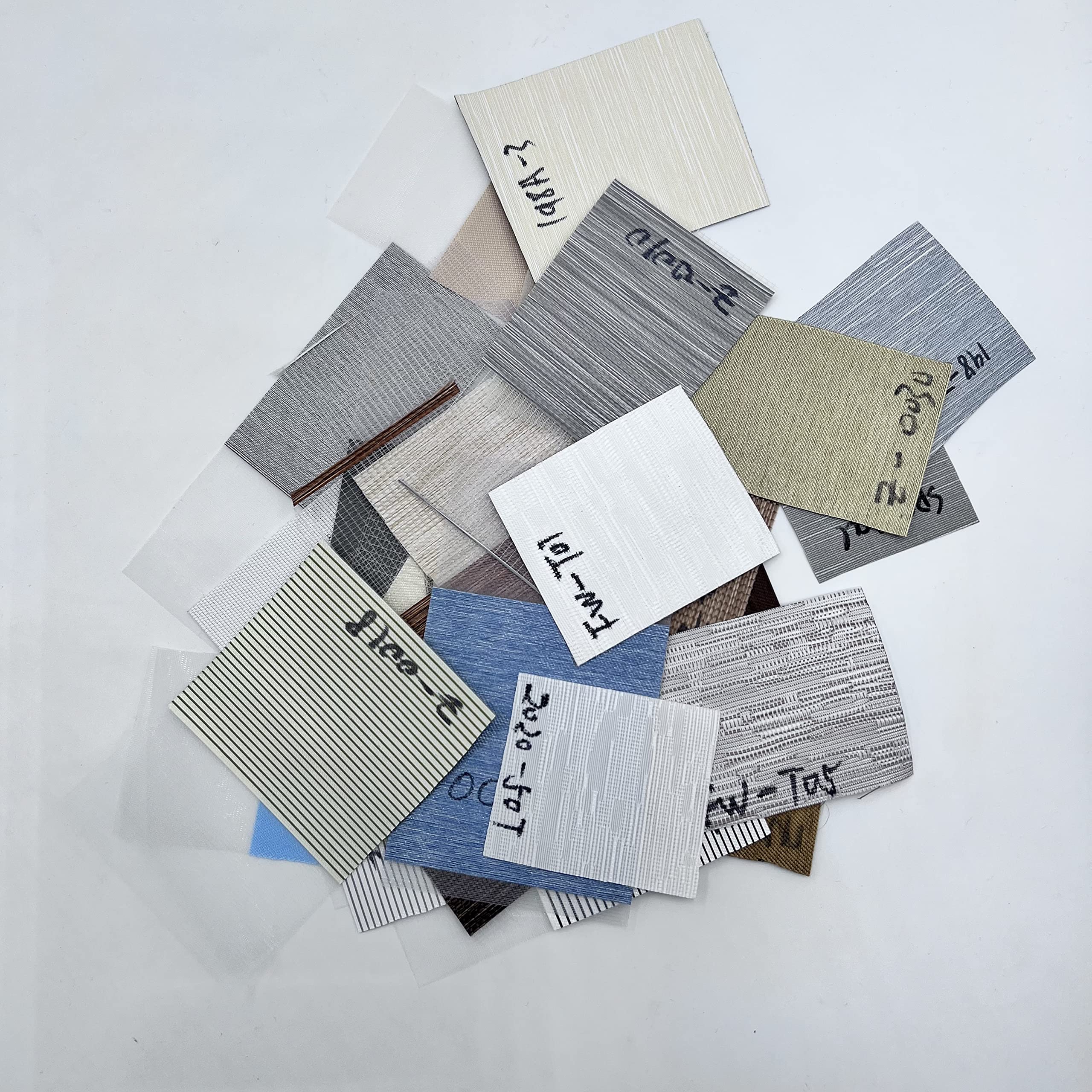 HILADUO Roller Blinds Fabric Sample - Premium Window Treatment Material for Home & Office Decor - Perfect for Living Room, Bedroom, and Office Spaces