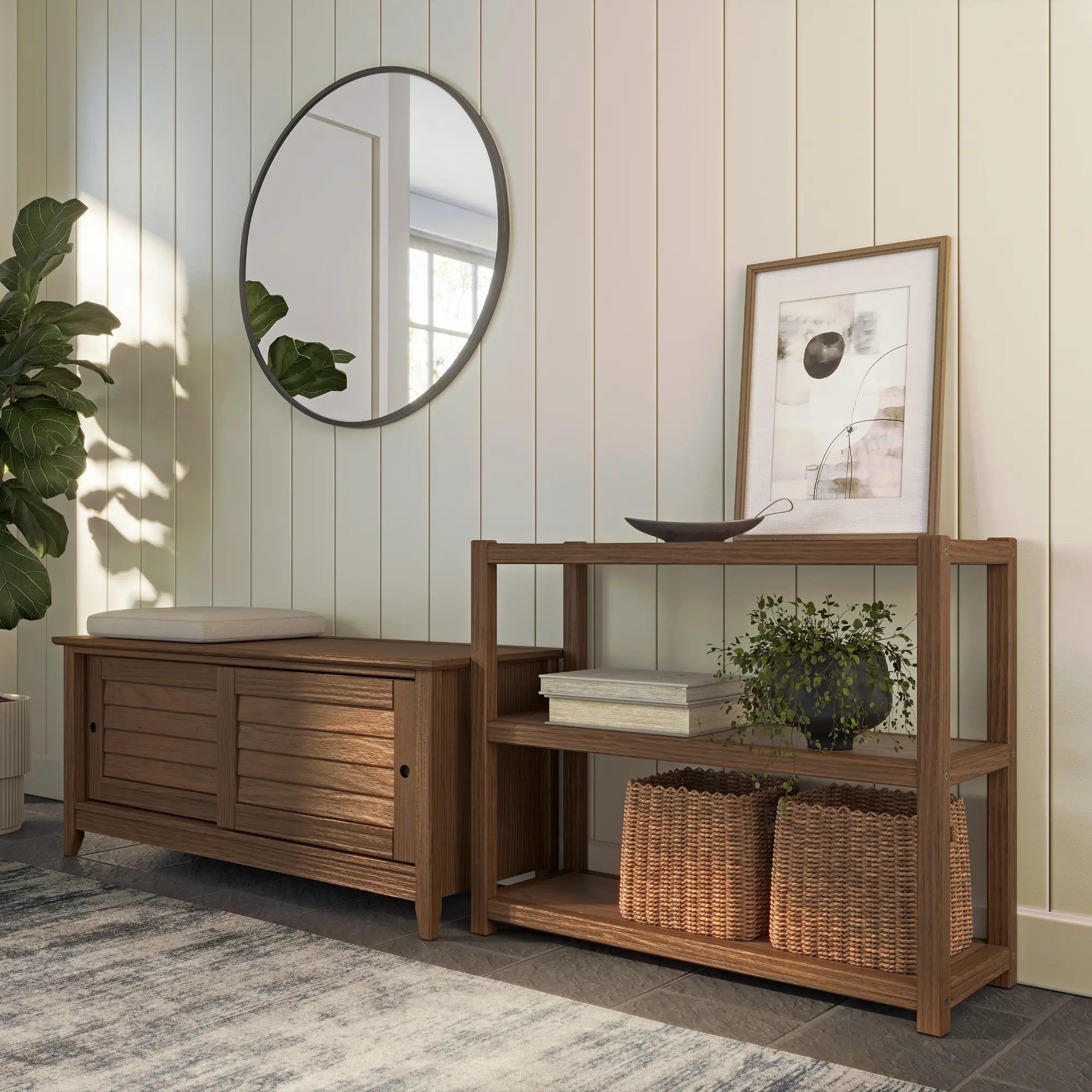 Greenport 30 Modular Bookcase - Adjustable Bookshelf for Home & Office - Modern Wooden Storage Shelf for Living Room, Bedroom, Study - Easy Assembly & Space Saving Design