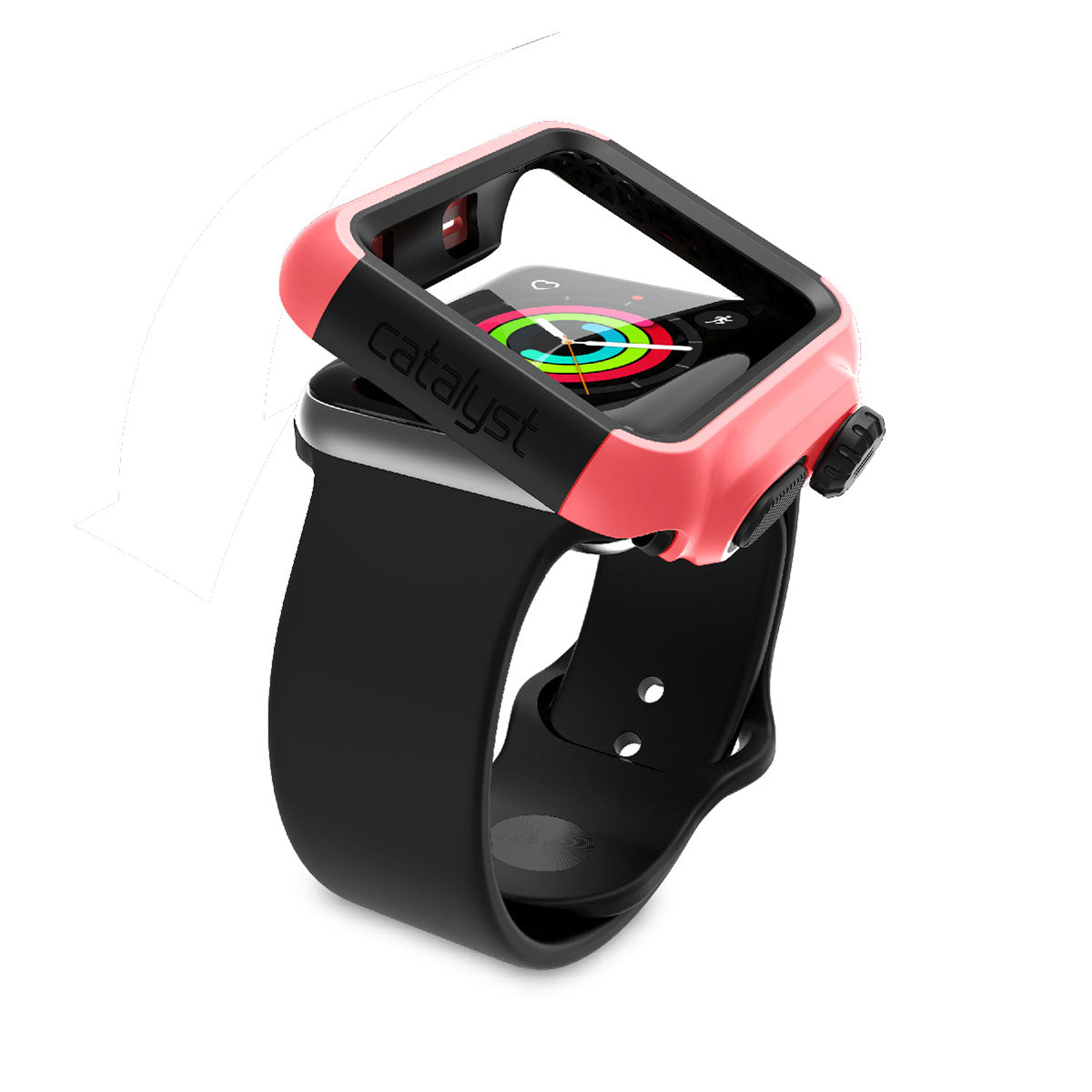 Durable 42mm Rugged Protective Case for Apple Watch Series 3 & 2 - Shockproof & Scratch-Resistant Cover for Outdoor Sports, Workouts & Active Lifestyle