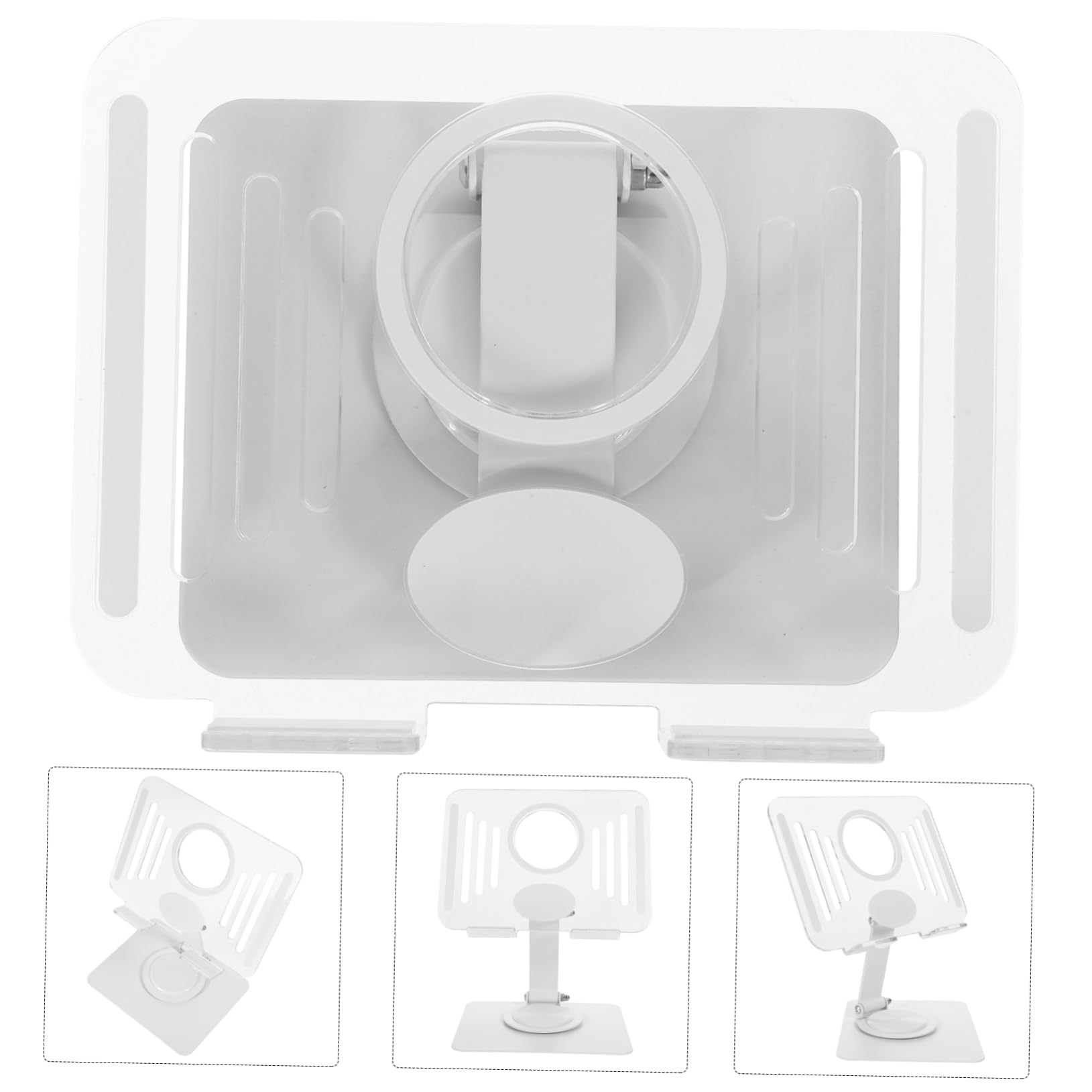 Hemobllo Foldable Phone Stand - Adjustable Aluminum Alloy Desk Holder for Smartphones & Tablets | Space-Saving Design for Office, Home, and Travel Use