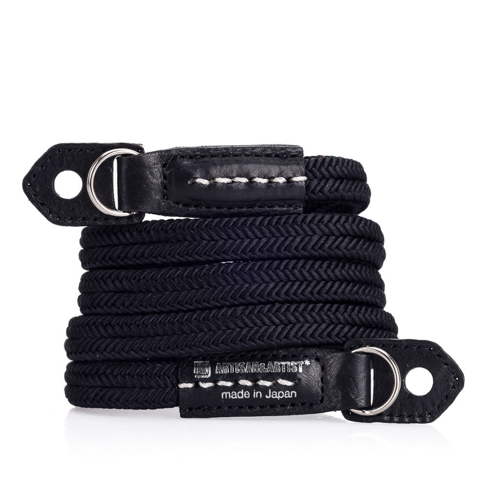 Artisan & Artist ACAM 310 Premium Silk Camera Neck Strap - Black | Comfortable DSLR/Mirrorless Camera Strap for Photographers & Travel Enthusiasts