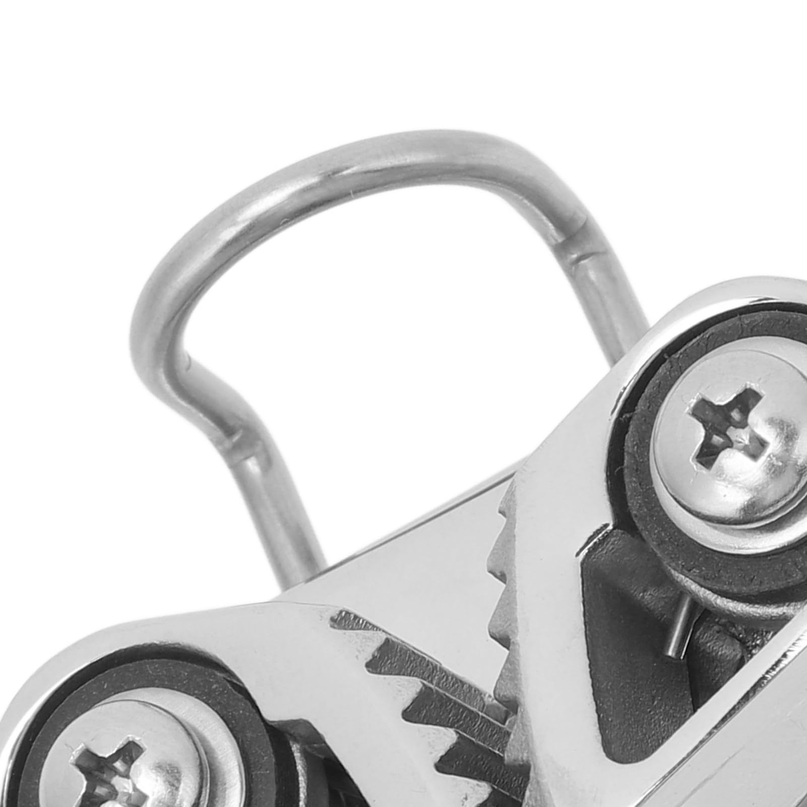 Stainless Steel Marine Cam Cleat - Heavy Duty Fairlead Leading Ring & Anchor Rope Cleats for 3-12mm Ropes - Durable Sailing Cleat for Boat Deck Rope Management - Perfect for Sailboats, Yachts & Marine Applications