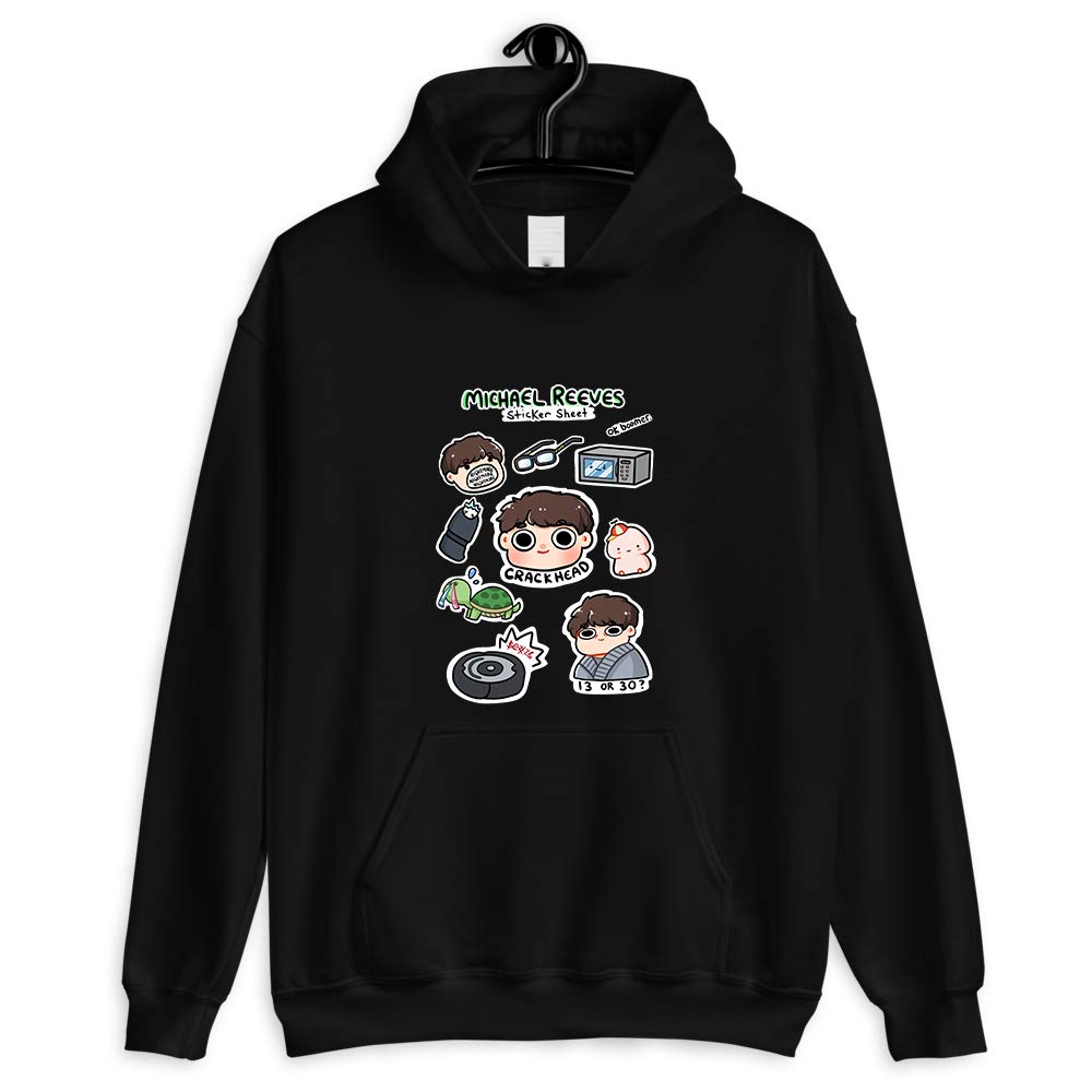 Michael Reeves Merch T-Shirt & Hoodie Collection - Youth/Kids/Men/Women's Black Graphic Tee - Birthday Gift Idea - Long Sleeve & Crewneck Sweatshirt Options | Perfect for Fan Gifts, Cosplay & Casual Wear