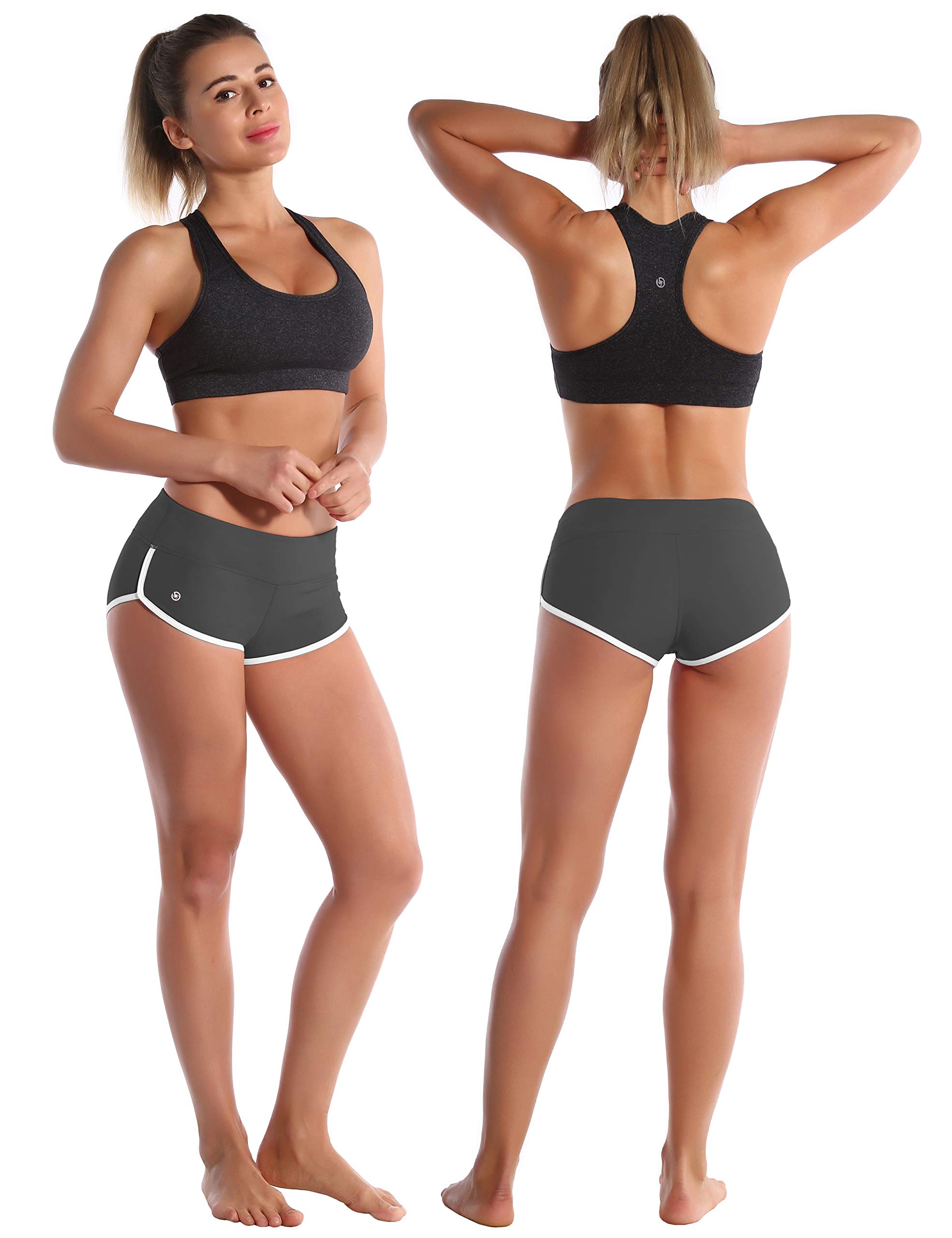 BUBBLELIME Women's Sexy Booty Yoga Shorts XS-XXL - High Waisted Tummy Control Workout Running Shorts with UPF30+ & Moisture Wicking - Perfect for Yoga, Gym, Running & Fitness Activities