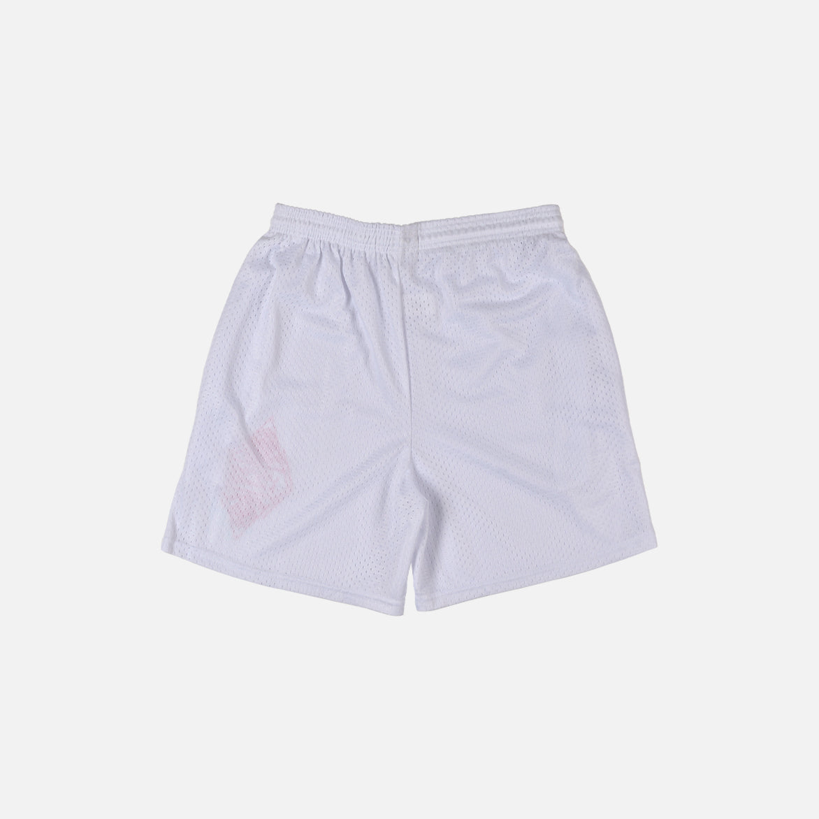 Diamond Mesh Shorts for Women - White & Pink Summer Fashion Shorts | Comfortable & Breathable for Gym, Beach, and Casual Wear