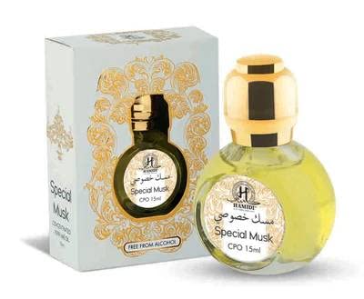 Premium Hamidi Special Musk CPO 15ml Attar - Alcohol-Free Concentrated Perfume Oil for Men & Women | Long-Lasting Arabic Fragrance | Perfect for Daily Wear, Special Occasions & Gift Giving