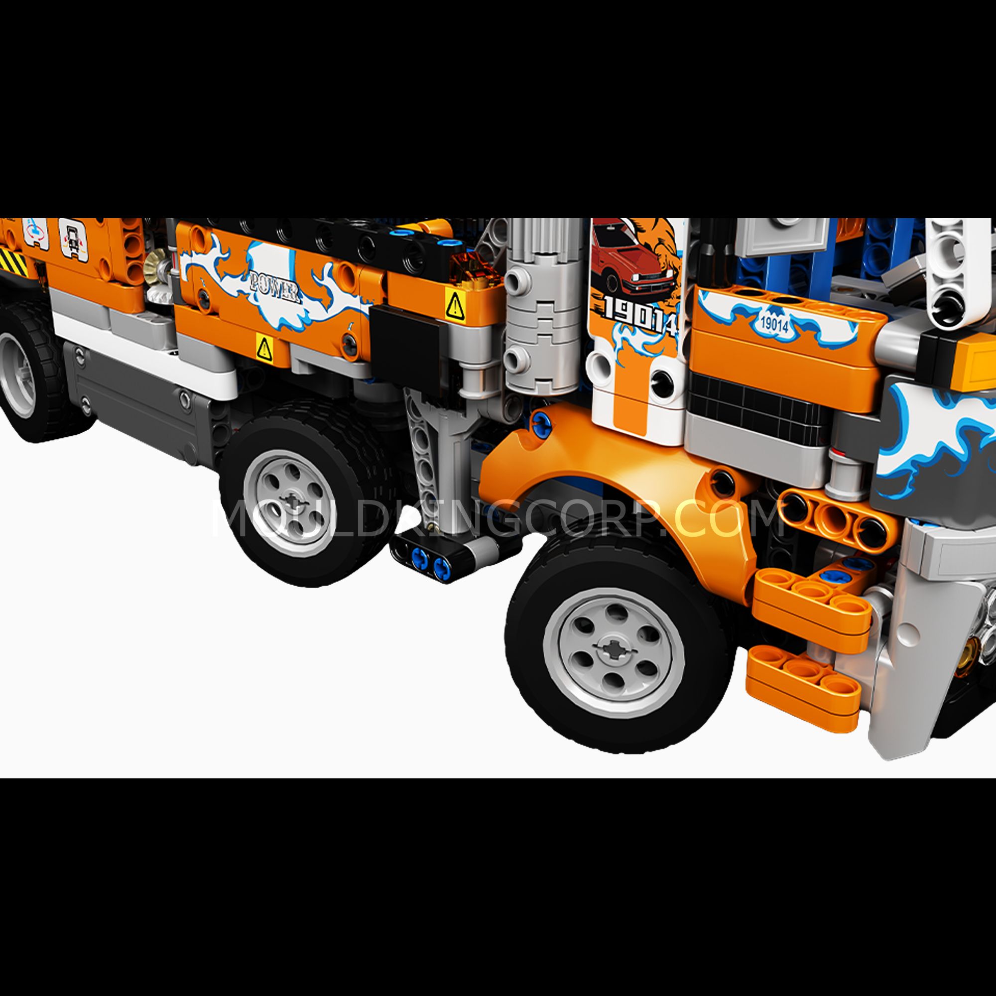 Mould King 19014 Pneumatic Concrete Pump Truck Building Blocks Set - 2,132 PCS STEM Construction Toy for Kids & Adults - Perfect for Creative Play, Engineering Learning, and Construction Themed Gifts