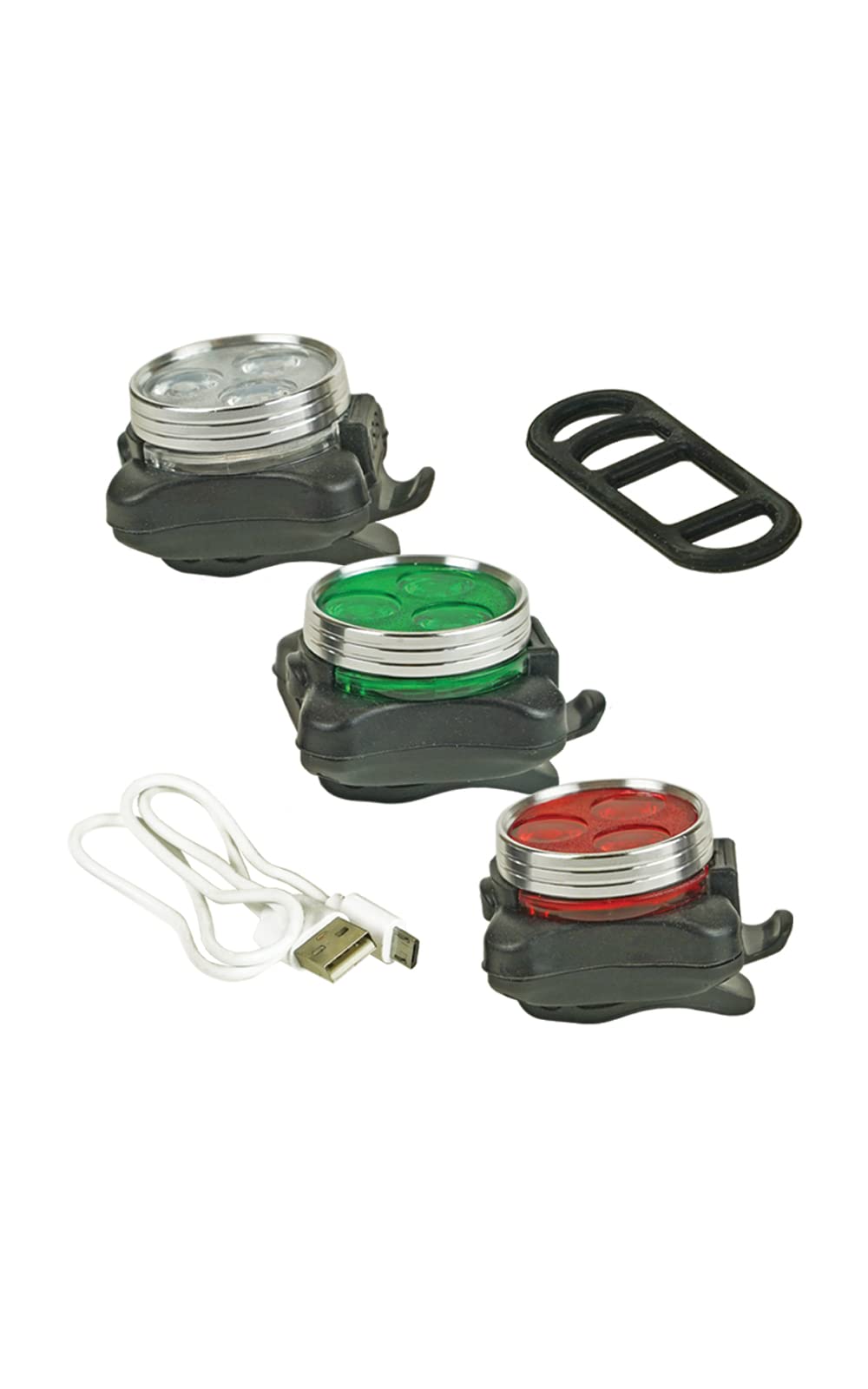 NIXY Rechargeable Kayak and SUP LED Navigation Lights - Red, Green, White with 4 Flashing Modes | Waterproof Back Clip for Paddleboards, Canoes, Boats, Bikes & Rafts | Perfect for Night Paddling, Fishing & Water Safety