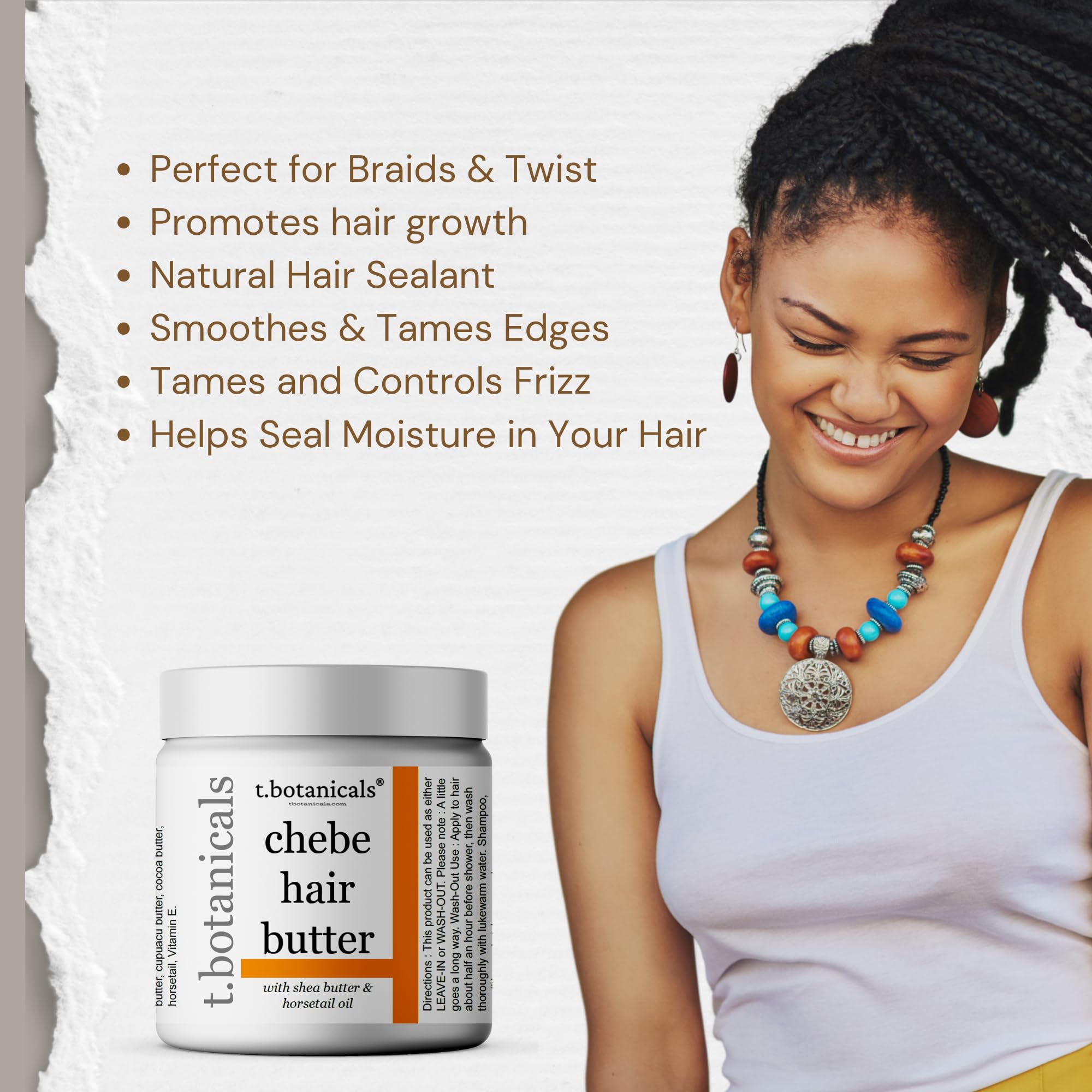 **Chebe Hair Oil and Butter Set - All Natural Lavender Scented for Thick & Coarse Hair - Hydration & Growth Treatment - Creamy Solid Formula for Adults - Perfect for Dry Scalp & Natural Hair Care**    *(Use for deep conditioning, daily moisture, and promoting healthy hair growth at home or on-the-go!)*