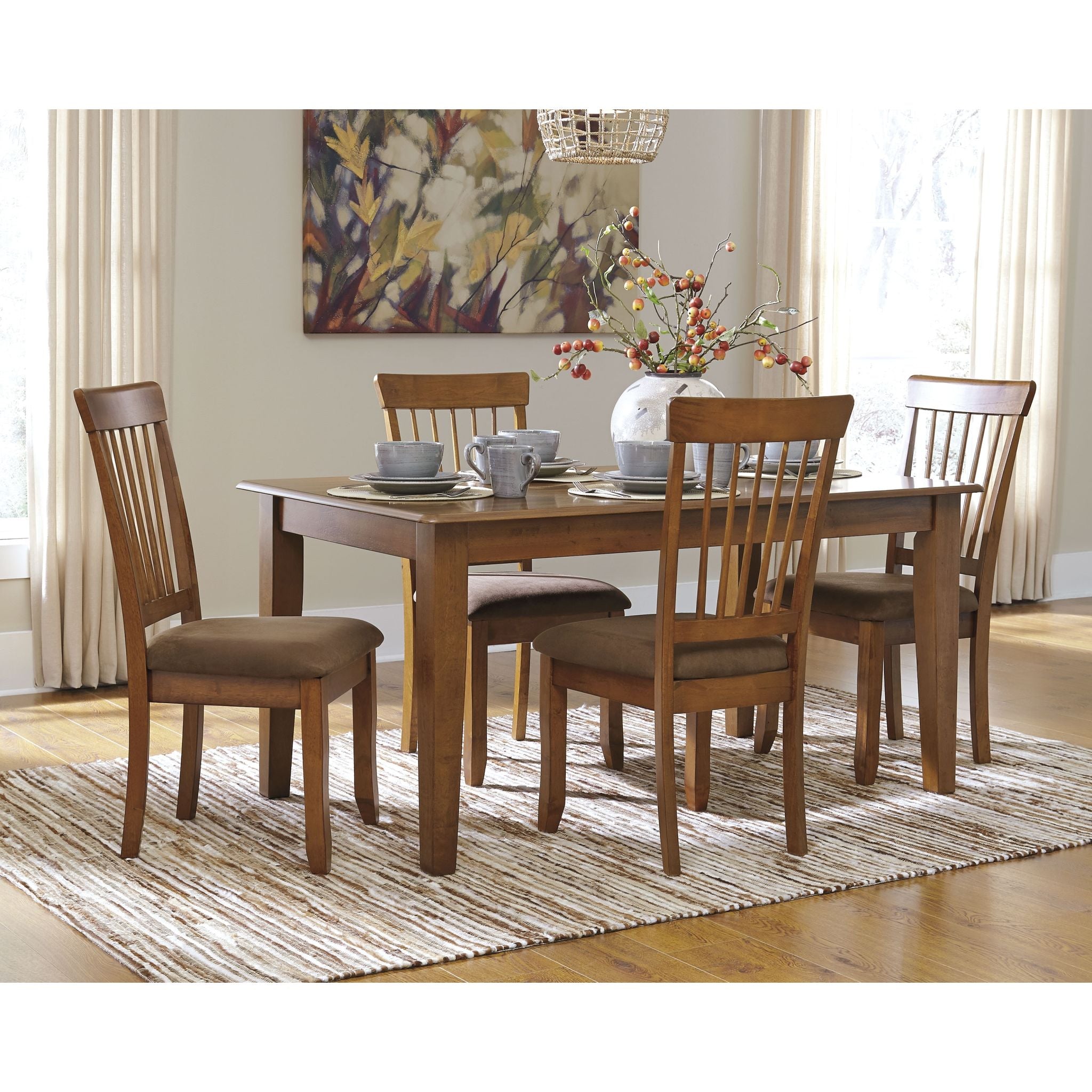 Berringer Casual Dining Table Set - Modern Kitchen & Dining Room Furniture for Small Spaces | Perfect for Breakfast Nook, Apartment, or Cozy Home Decor