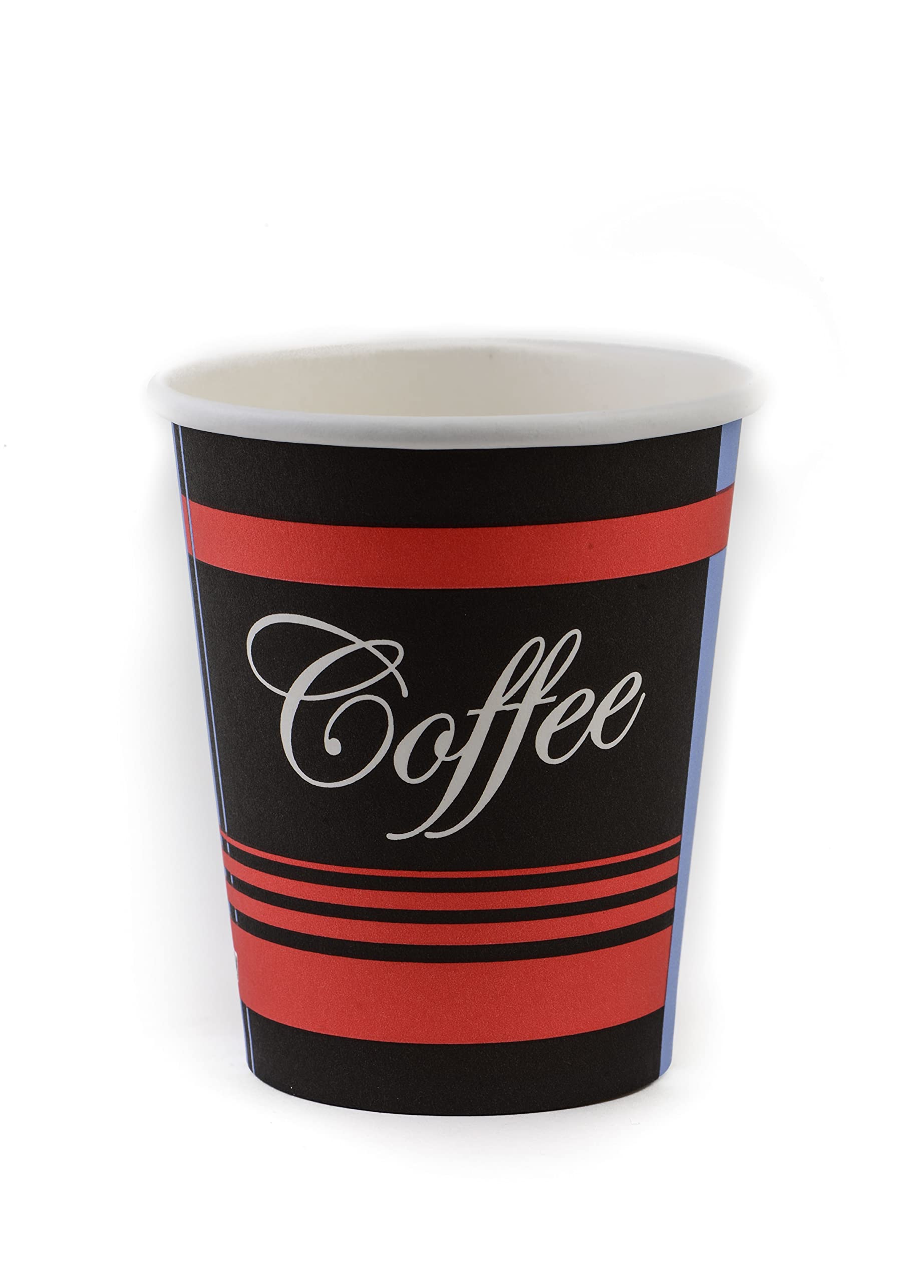 EcoQuality 8 oz Disposable Coffee Cups (1000 Pack) - Restaurant Grade Hot Drink Cups for Coffee, Tea, Cappuccino, Hot Chocolate & Chai Latte - Perfect for Cafes, Offices, Events & Catering