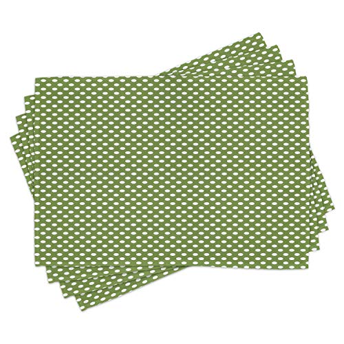 Olive Green and White
