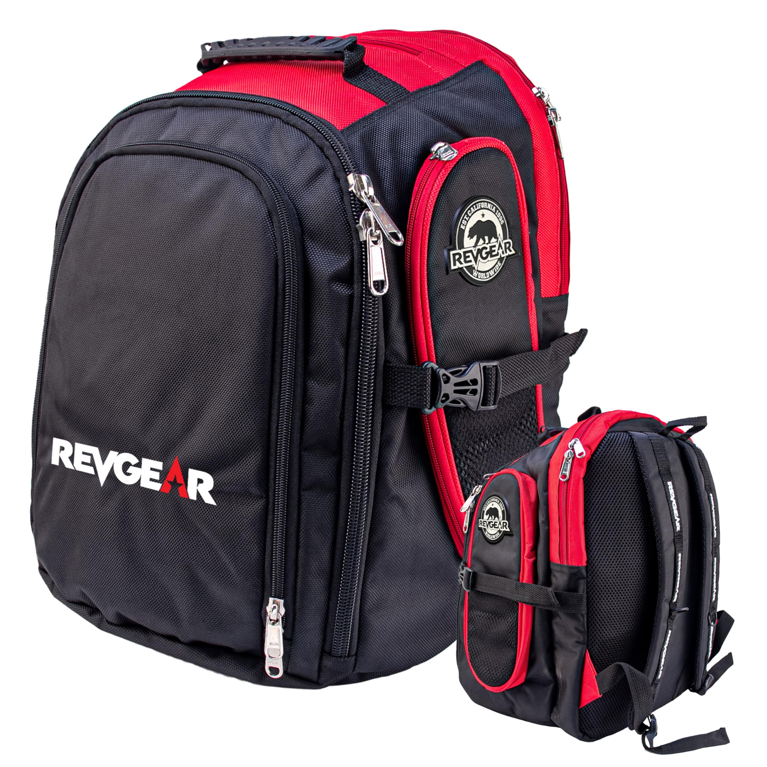 Revgear Gym Backpack for MMA, Boxing, Muay Thai & BJJ - Multi-Compartment Training Bag with Travel Locker | Perfect for Gym, Martial Arts & Sports Travel