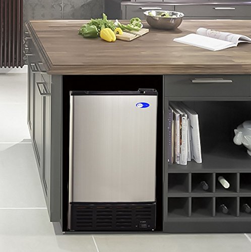 Whynter UIM-155 Stainless Steel Built-In Ice Maker - Commercial & Home Use for Restaurants, Bars, Offices & Kitchens