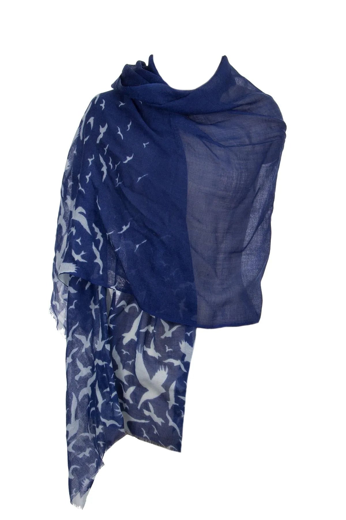 Stylish Seagull Print Scarf - Soft & Lightweight Winter Fashion Accessory for Women & Men - Perfect for Outdoor Activities, Travel & Cold Weather