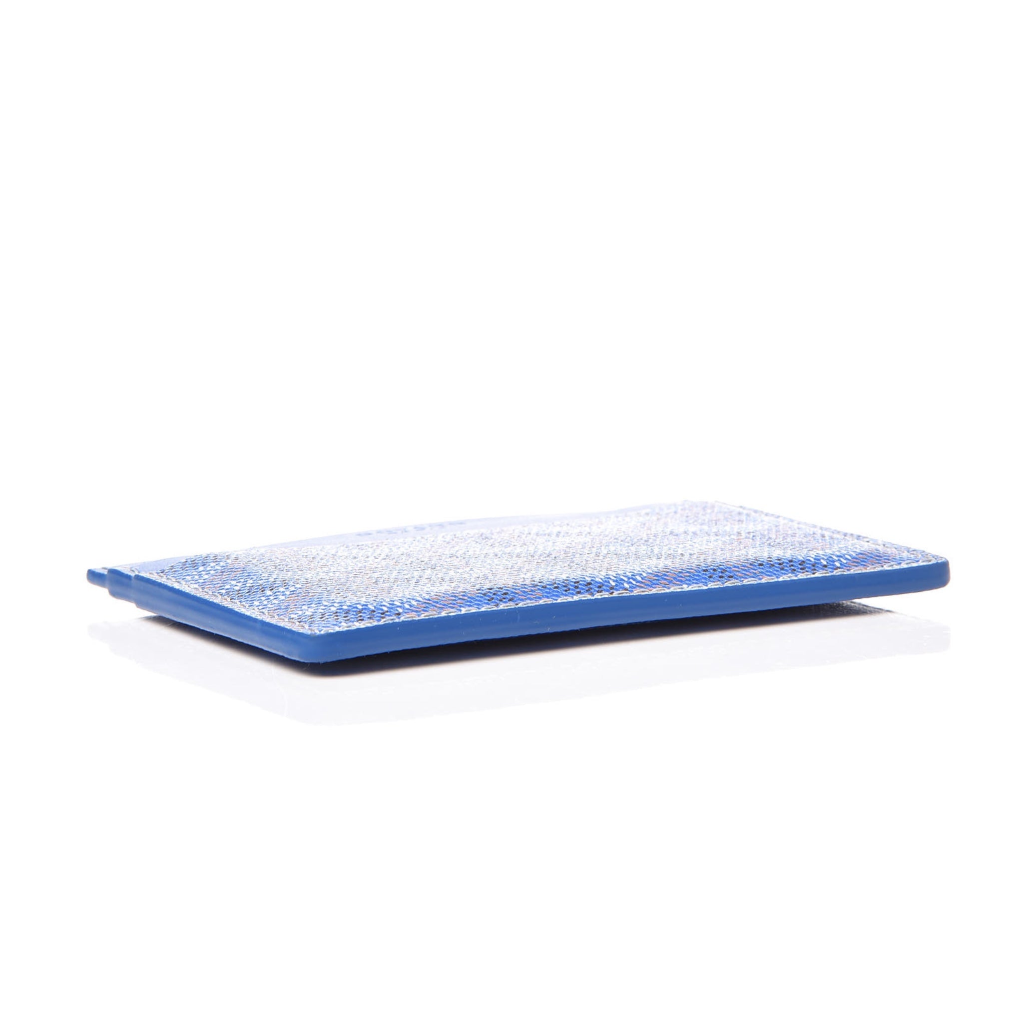 Goyard Saint Sulpice Sky Blue Leather Card Holder - Slim Wallet for Credit Cards & ID - Perfect for Everyday Use, Travel, and Business