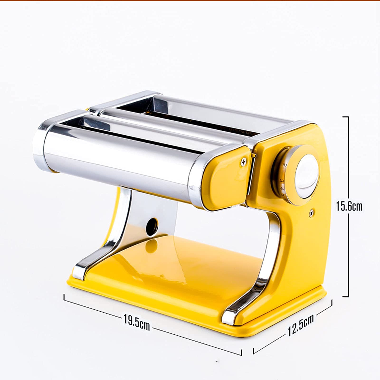 Premium Stainless Steel Pasta Maker Machine with Hand Crank & Clamp - Professional Dough Noodle Maker for Homemade Spaghetti, Fettuccini & More | Perfect for Italian Cooking, Family Meals & Restaurant-Quality Pasta at Home
