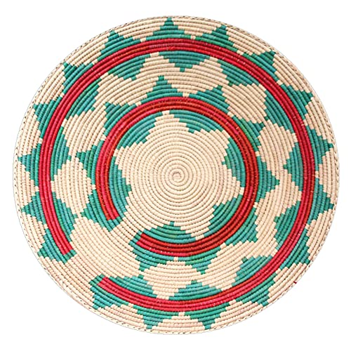 African Sisal Woven Wall Basket - 12