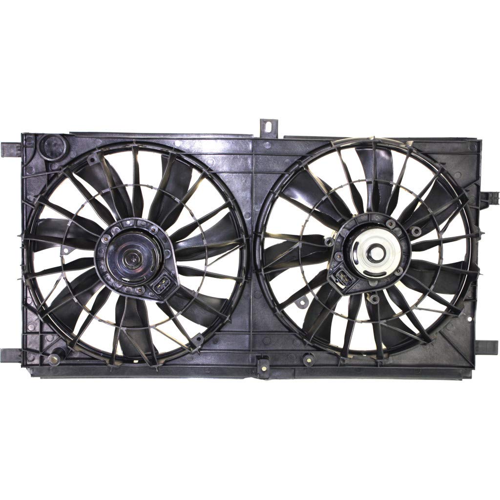 2007-2008 Chrysler Sebring Radiator Cooling Fan Dual Fan Assembly - OEM CH3115152 & 68002661AA - Perfect for Engine Overheating Prevention & AC Performance